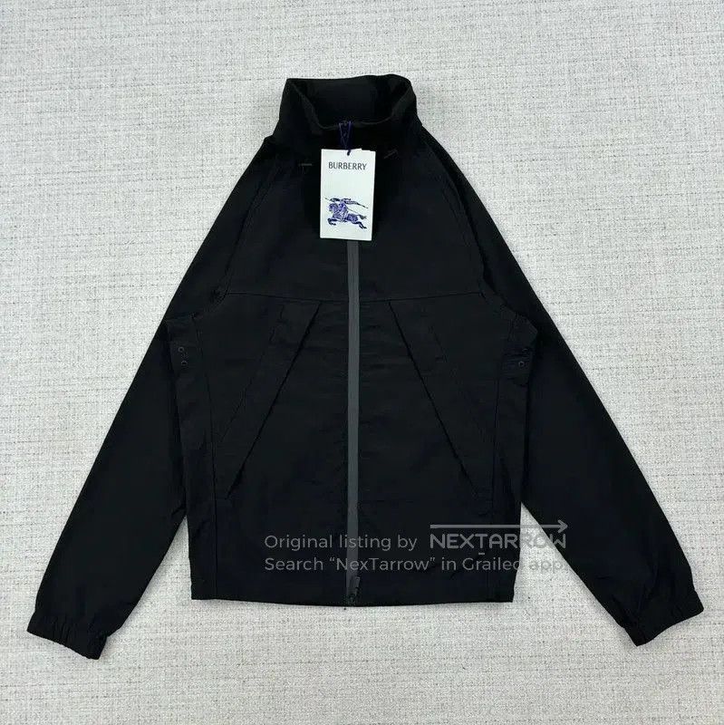 Burberry Burberry Women's Black Nylon Embroidered Jacket. Size XXS / US 00 / IT 34 - 1 Thumbnail