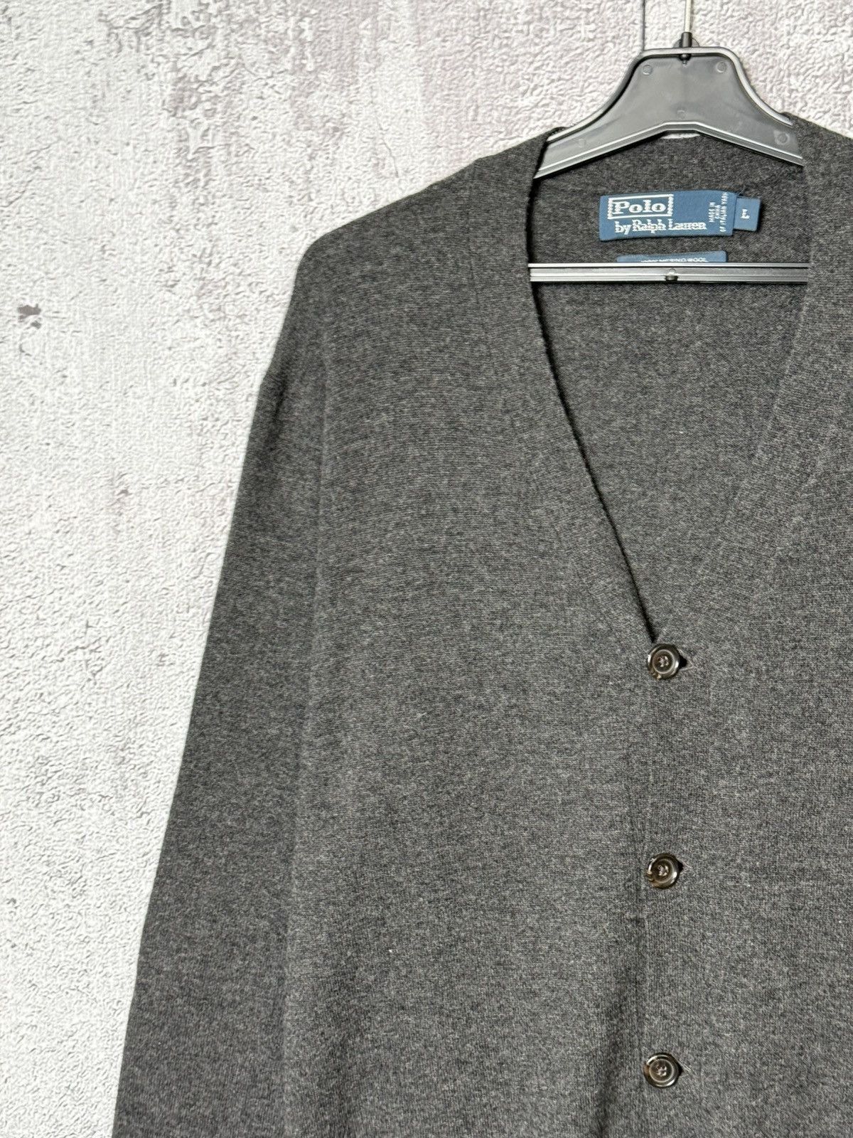 Polo Ralph Lauren Polo Ralph Lauren Cardigan Sweater Merino Wool Elbow Patch Size US L / EU 52-54 / 3 - 8 Thumbnail