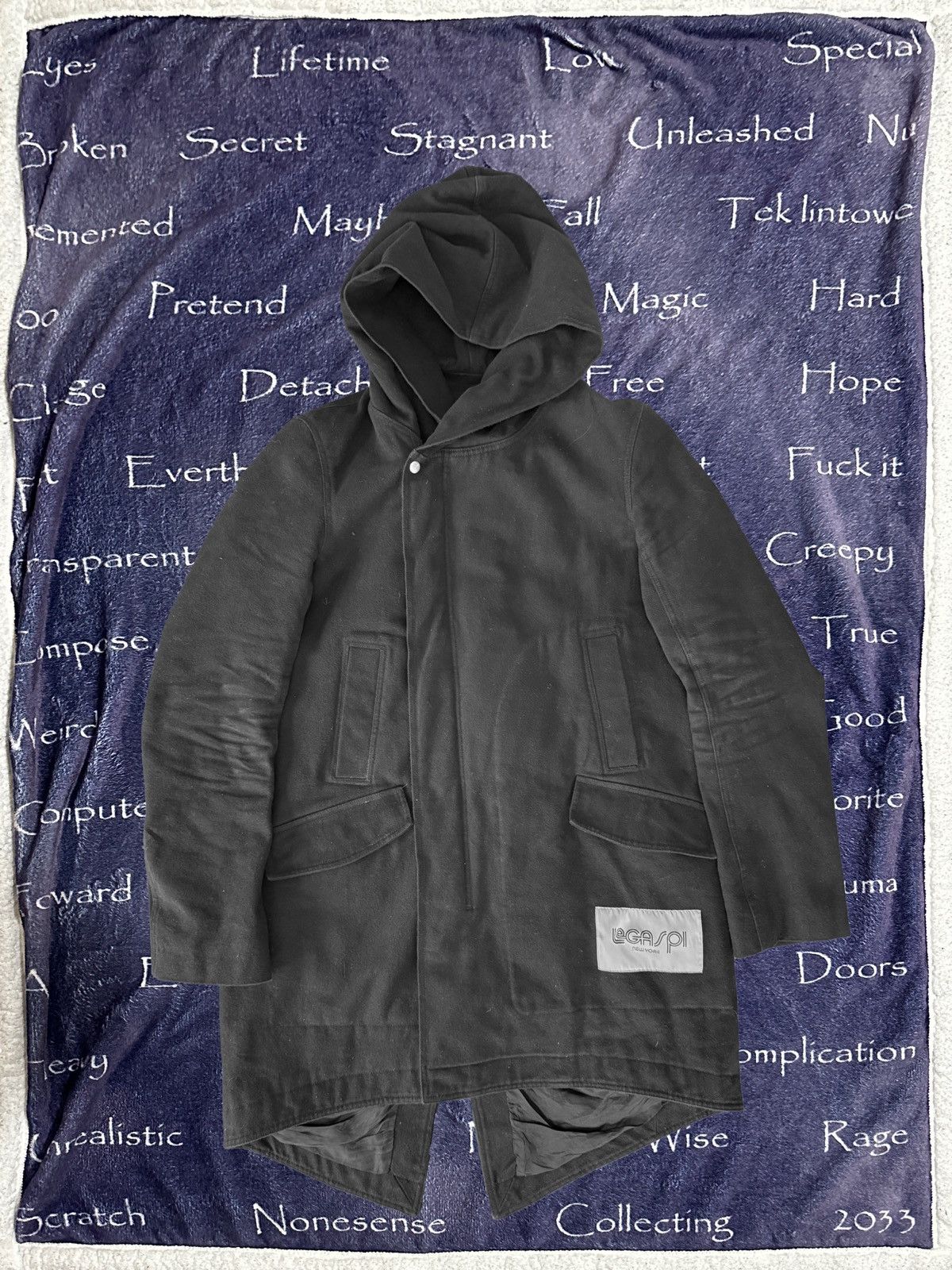 ジャケット・アウター rick owens drell parka Larry Rick Owens FW19 LARRY RUNWAY DRELLA PARKA NWT | Grailed