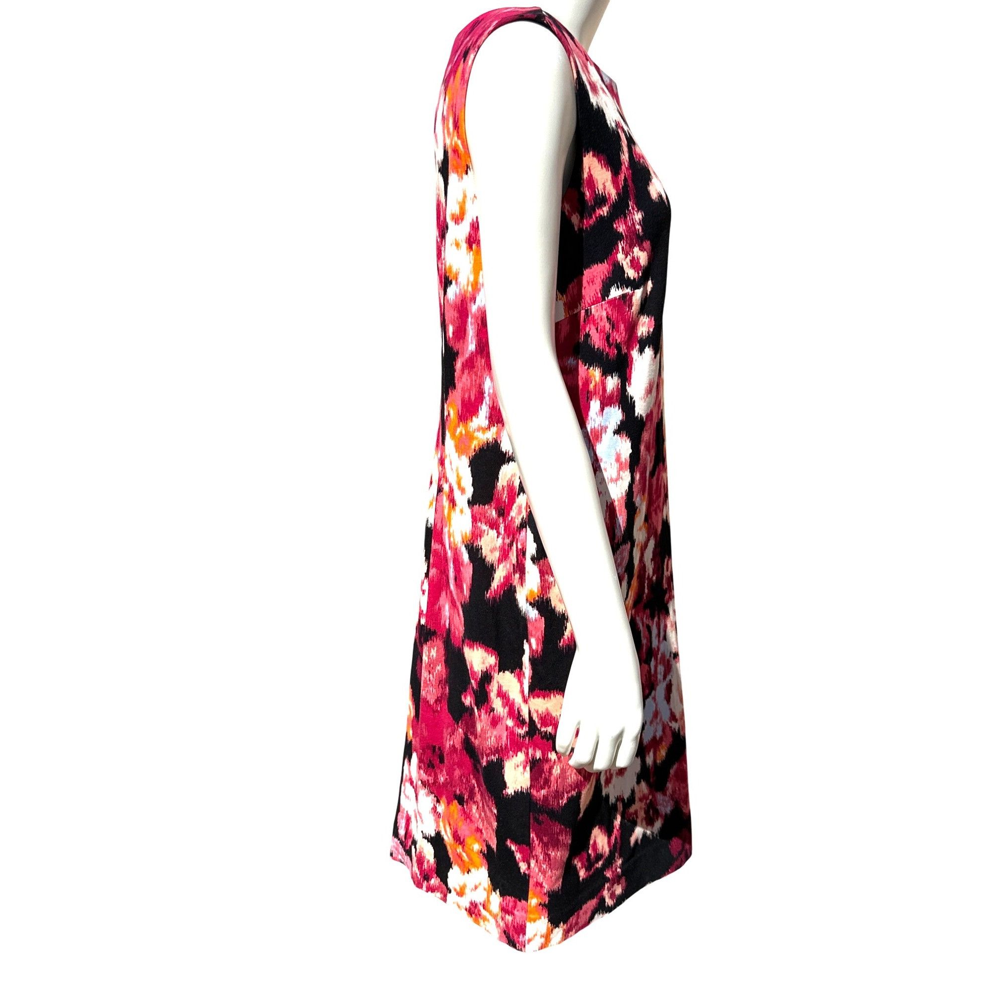 Chicos Chicos Artwear Abstract Floral Print Ponte Shift Sheath Dres Size S / US 4 / IT 40 - 4 Thumbnail
