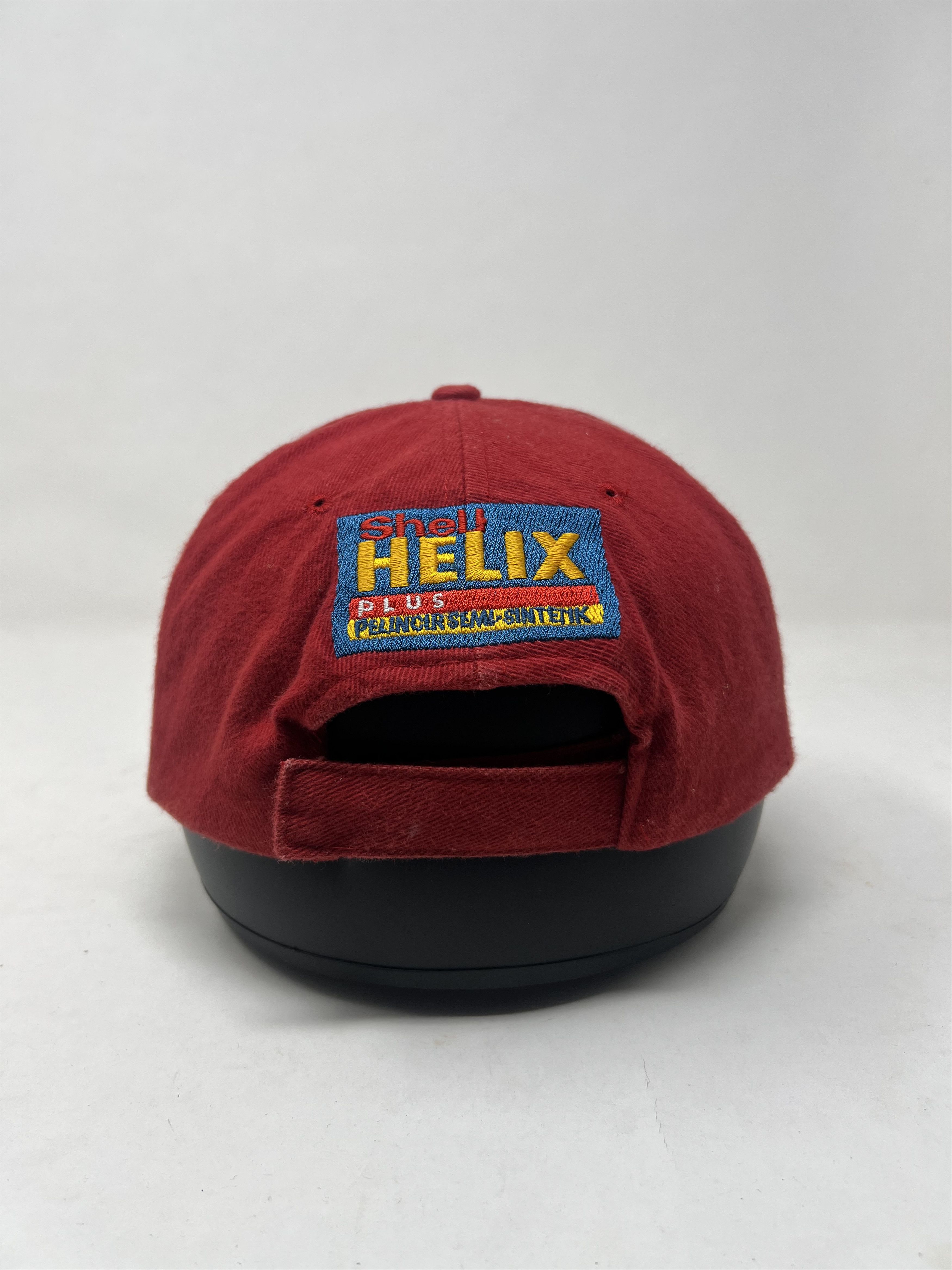 Vintage Shell F1 Vintage Red Strapback Hat Size ONE SIZE - 3 Thumbnail