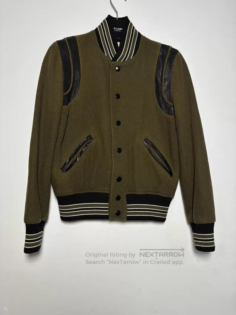 Saint Laurent Paris Saint Laurent Paris Brown Baseball Jacket i Size XS / US 0-2 / IT 36-38 - 1 Thumbnail