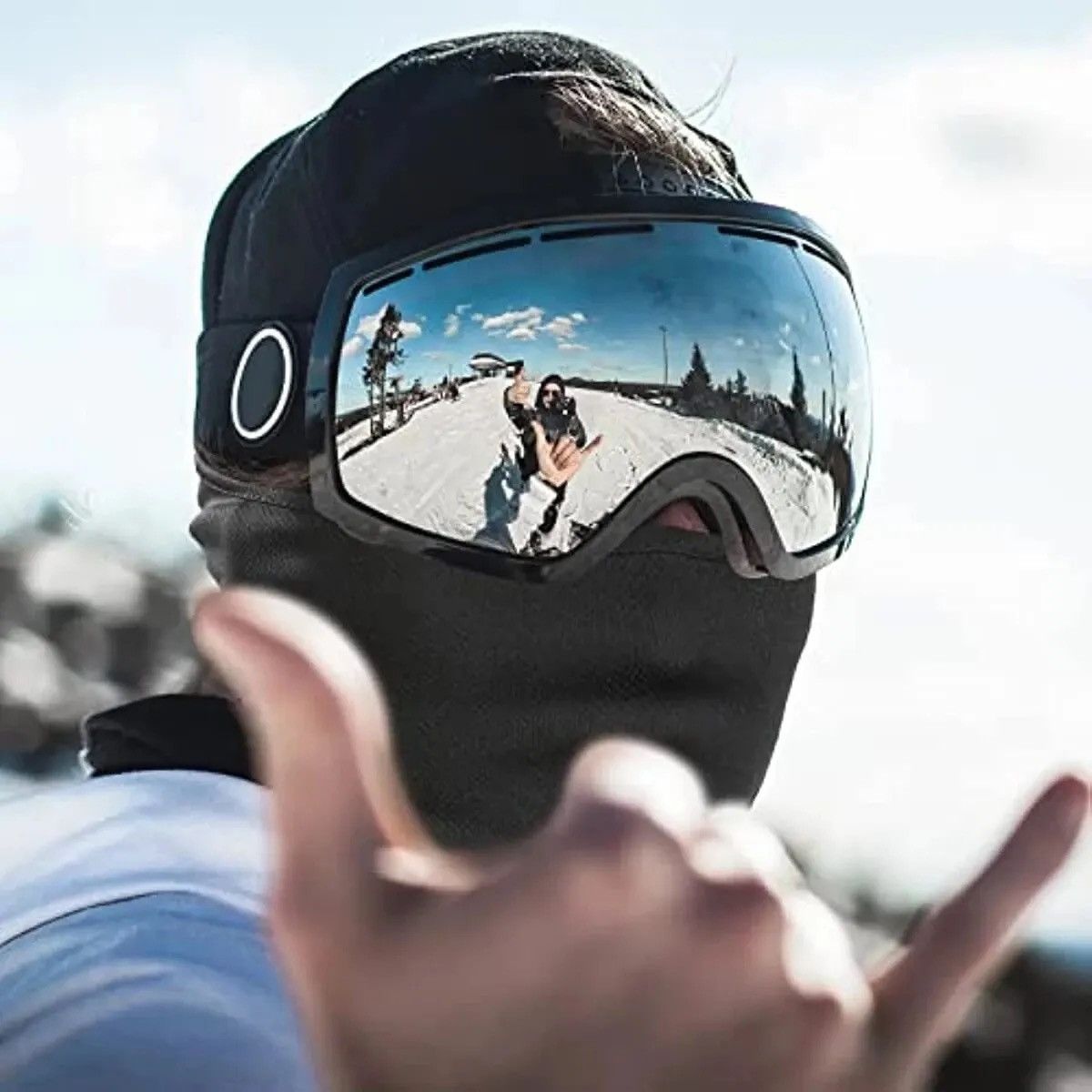 Designer × Vintage Balaclava Face Mask Ski Mask Size ONE SIZE - 4 Thumbnail