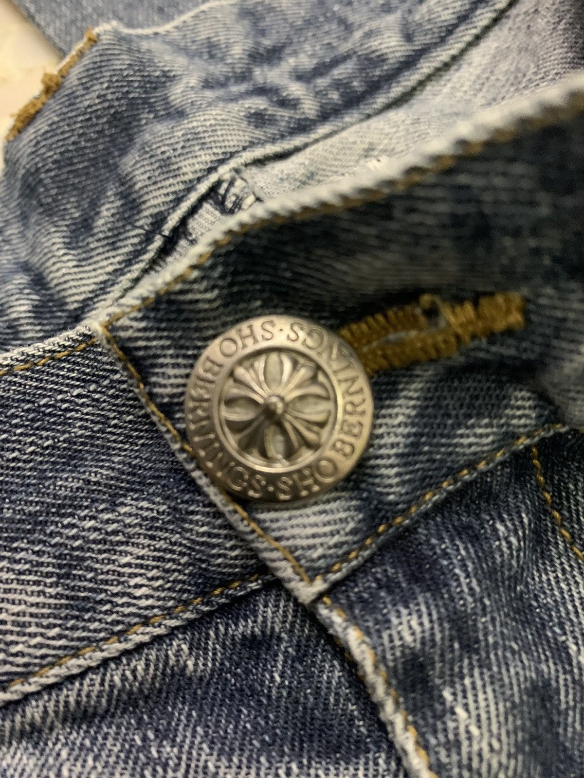 Hysteric Glamour 💥Vintage Japanese Bernings Sho Art Denim Size US 30 / EU 46 - 9 Thumbnail