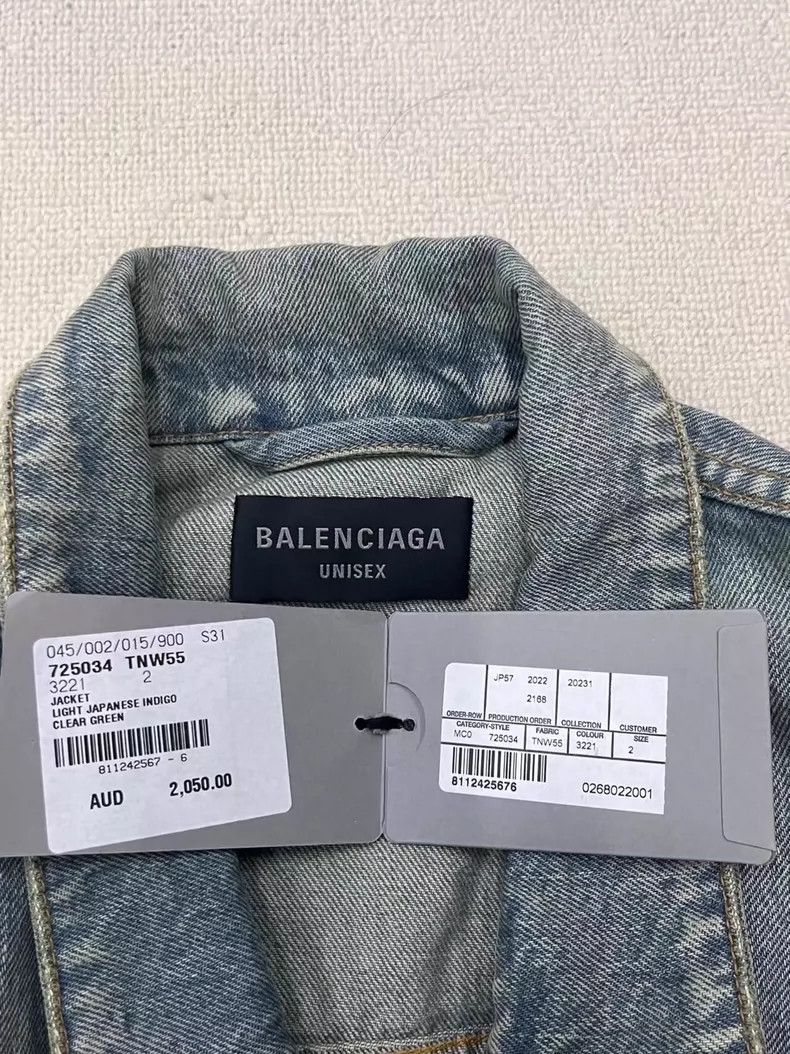 Balenciaga Balenciaga Back Logo monogram printed casual single-breast Size US M / EU 48-50 / 2 - 4 Thumbnail
