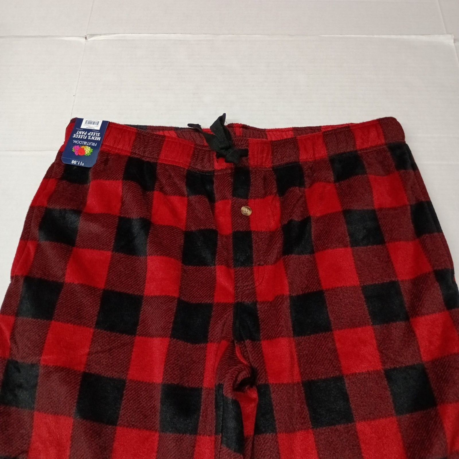 Fruit Of The Loom Fruit Of The Loom Mens Fleece Lounge Pants Red Size XL 40-42 Size US 40 / EU 56 - 4 Thumbnail
