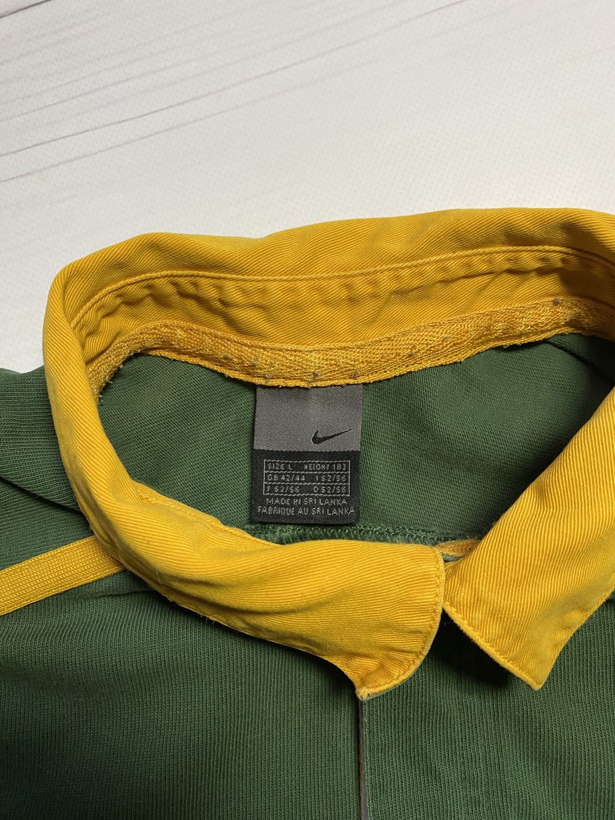 Nike Vintage Nike South Africa 2001/02 home rugby soccer jersey Size US L / EU 52-54 / 3 - 3 Thumbnail
