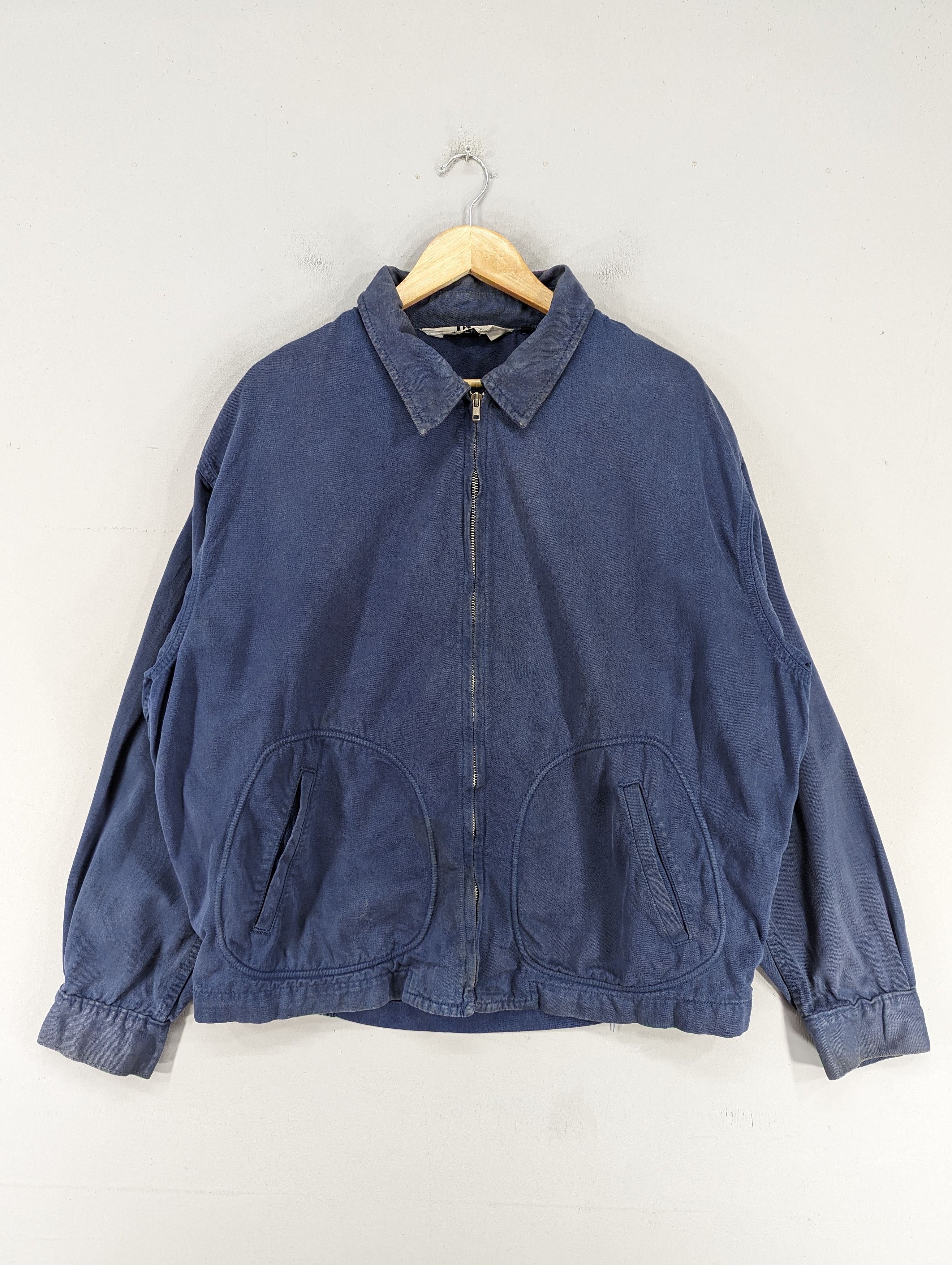 image of Goodenough Distressed Zipper Jacket, Men's (Size Medium)