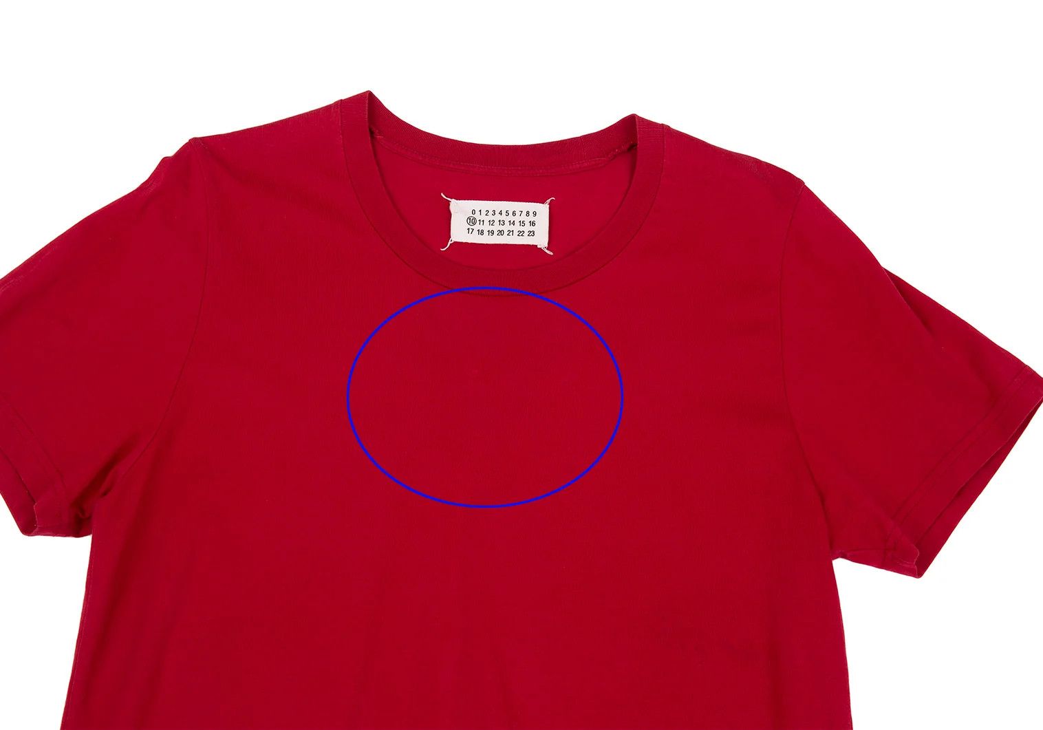Maison Margiela Crew Neck T-Shirt in Red Size 46 Size US S / EU 44-46 / 1 - 2 Thumbnail