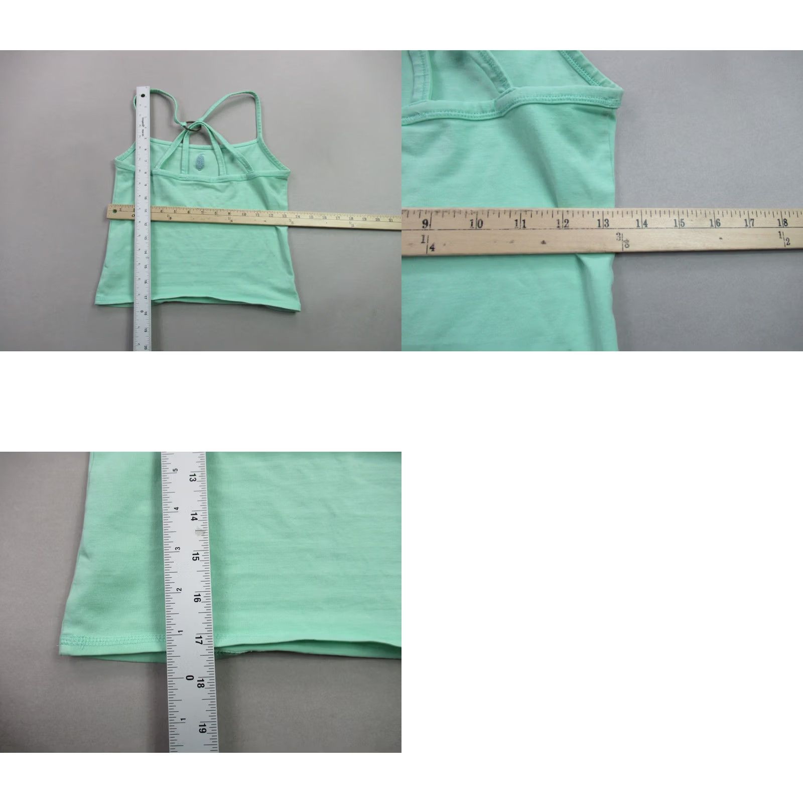 Free People Free People Shirt Womens XS Sleeveless Square Neck Pullover Lightweight Green Size XS / US 0-2 / IT 36-38 - 8 Thumbnail