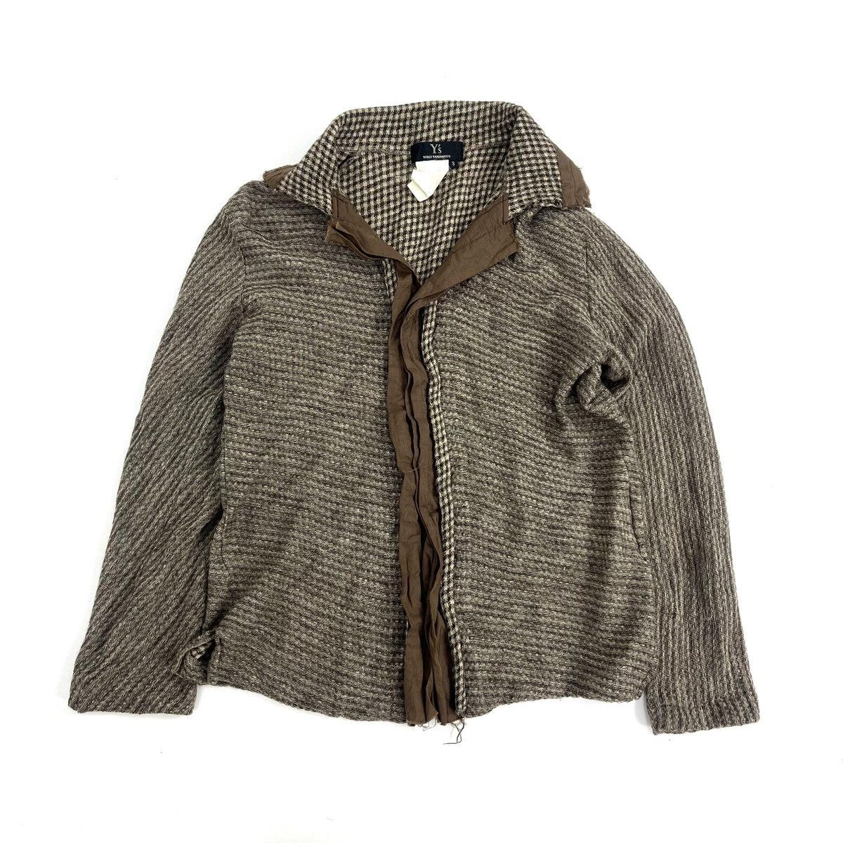 Yohji Yamamoto 2000s Yohji Yamamoto Y's for men Knit Cardigan Size US S / EU 44-46 / 1 - 1 Thumbnail