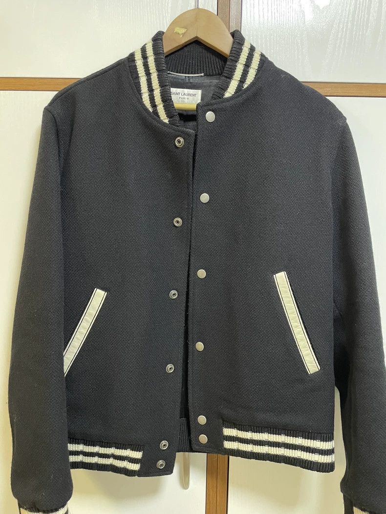 Saint Laurent Paris Saint Laurent Paris Classic baseball jacket-2506 Size US L / EU 52-54 / 3 - 1 Thumbnail