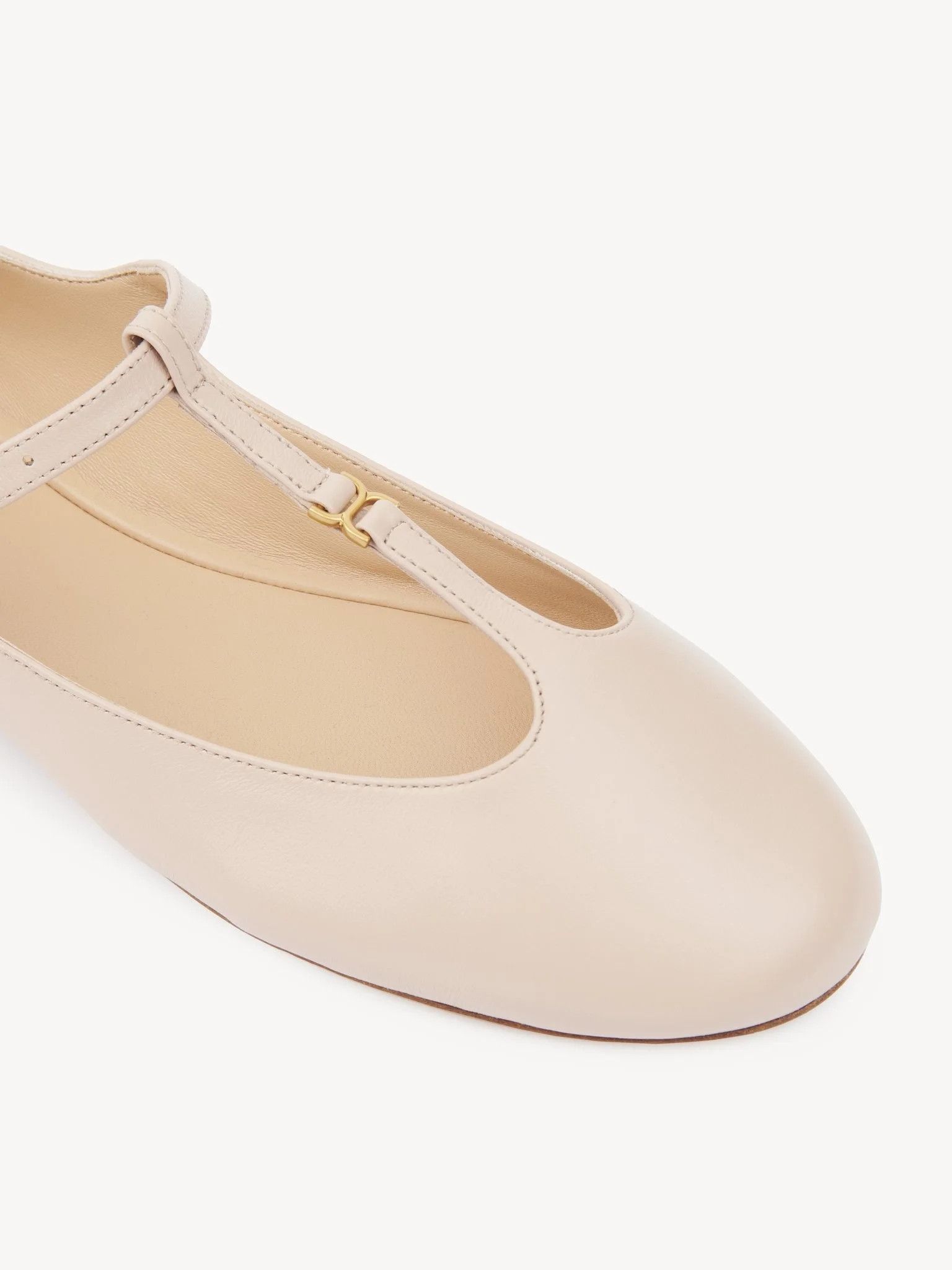 Chloe o1loc1c0226 Marcie Ballerina Flats in Blush Pink Size US 8 / IT 38 - 6 Thumbnail