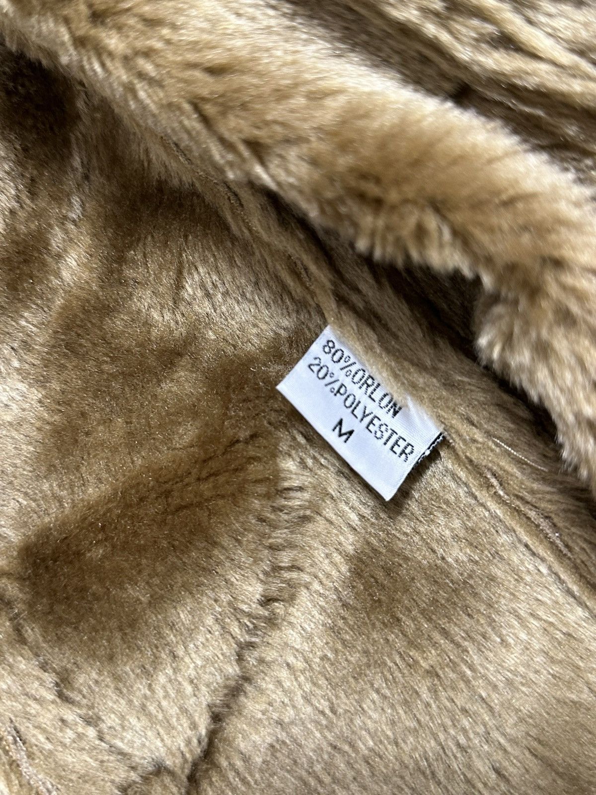 Hysteric Glamour × Vintage Y2K Hysteric Glamour Vintage Shearling Bomber Jacket Beige Size M / US 6-8 / IT 42-44 - 10 Thumbnail