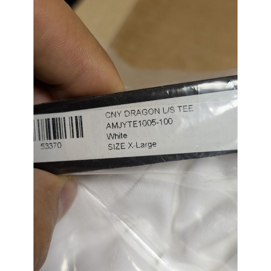 Amiri o1rshd1 CNY Dragon L/S T-Shirt in White Size US XL / EU 56 / 4 - 14 Thumbnail