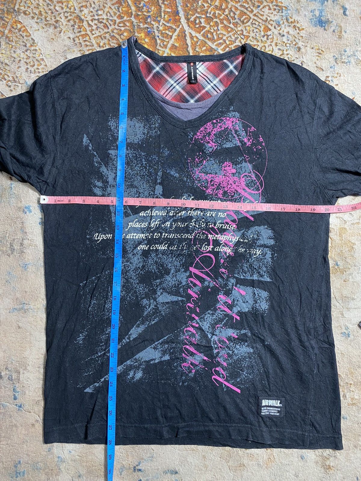 20471120 × Beauty Beast × Japanese Brand Airwalk double layer poem longsleeve ifsixwasnine style Size US XL / EU 56 / 4 - 8 Thumbnail