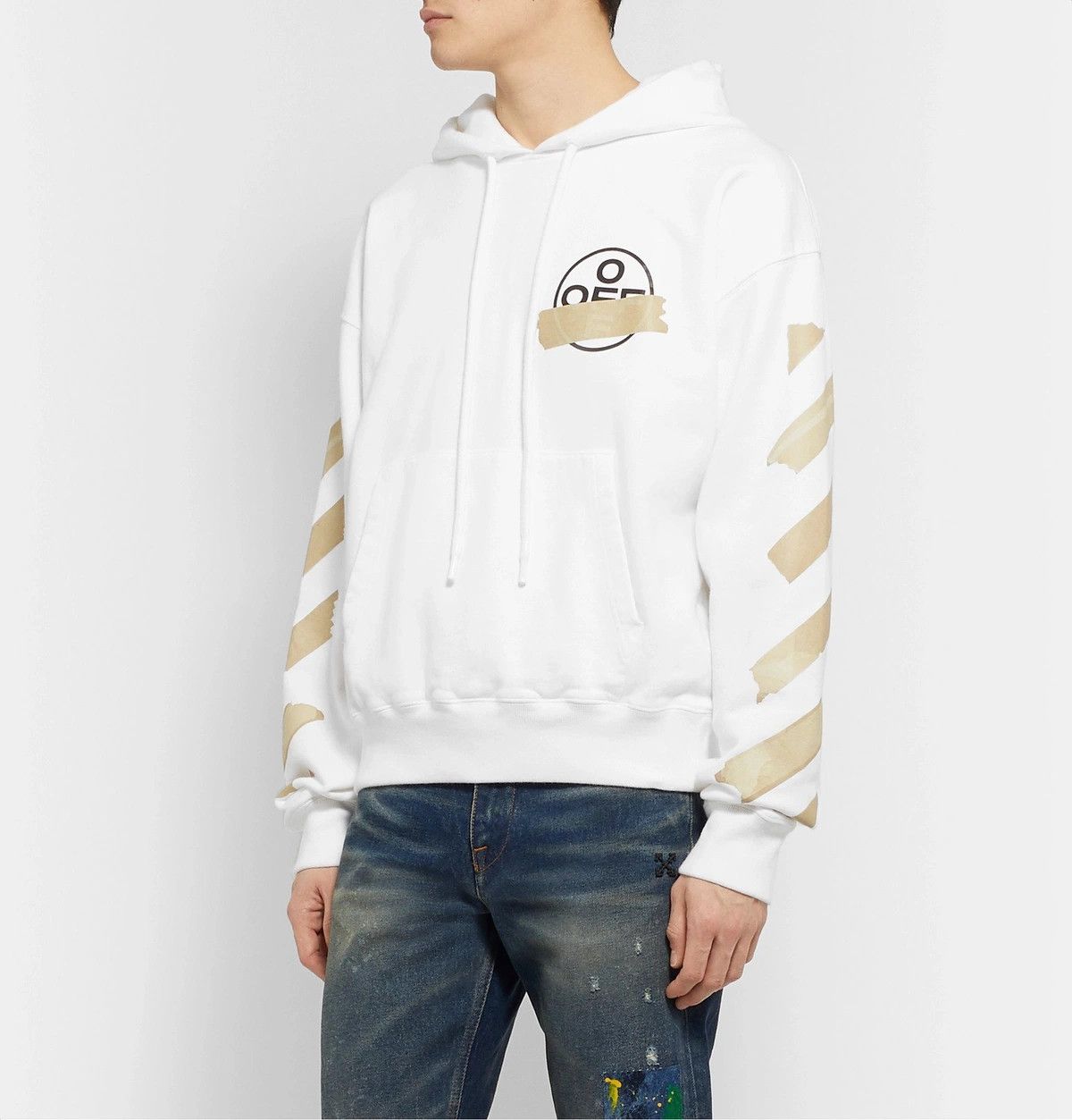 Off-White White Tape Arrows Logo Hoodie Size US M / EU 48-50 / 2 - 4 Thumbnail