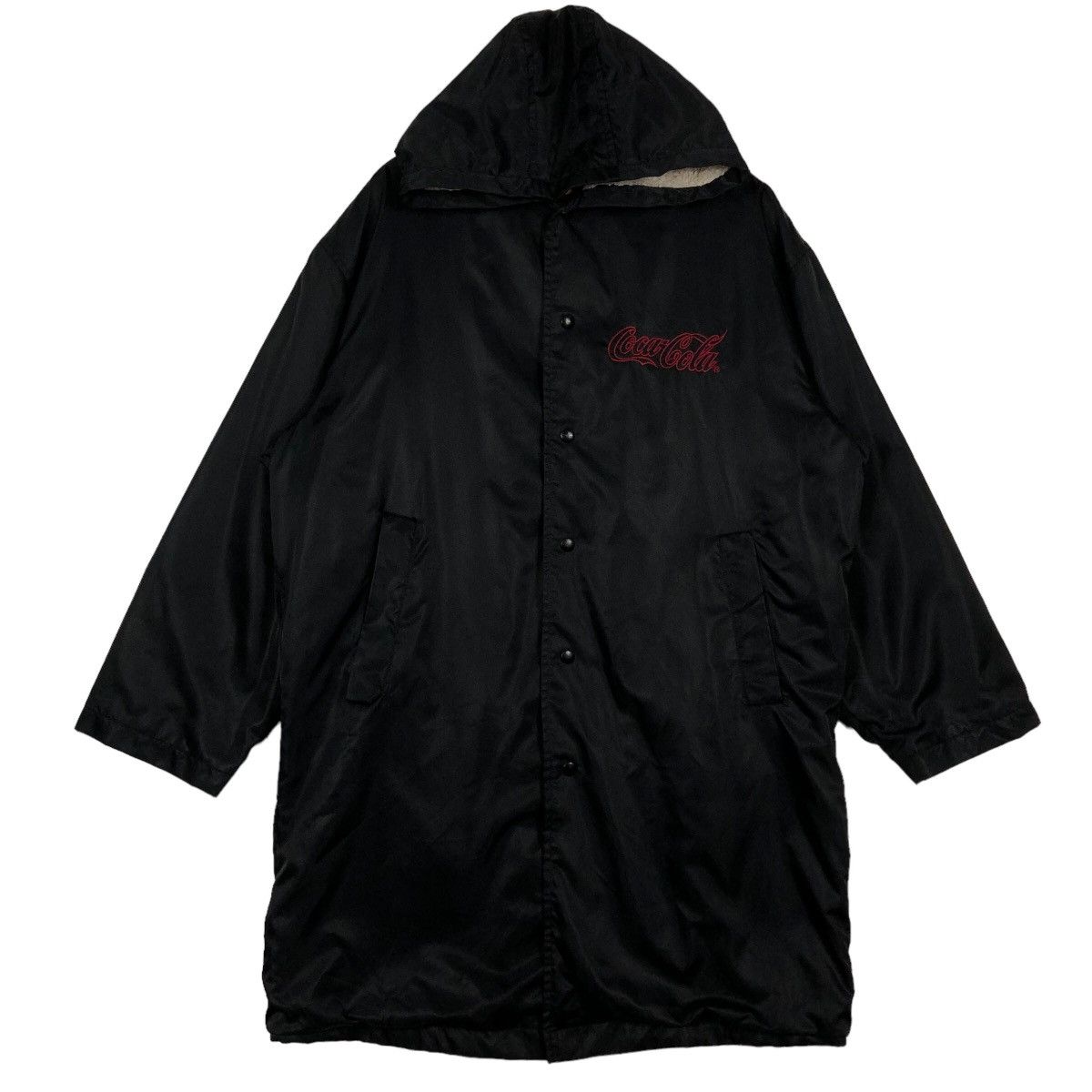 🔥90's Vintage Coca Cola Coach Long Jacket Mink Fur Lining