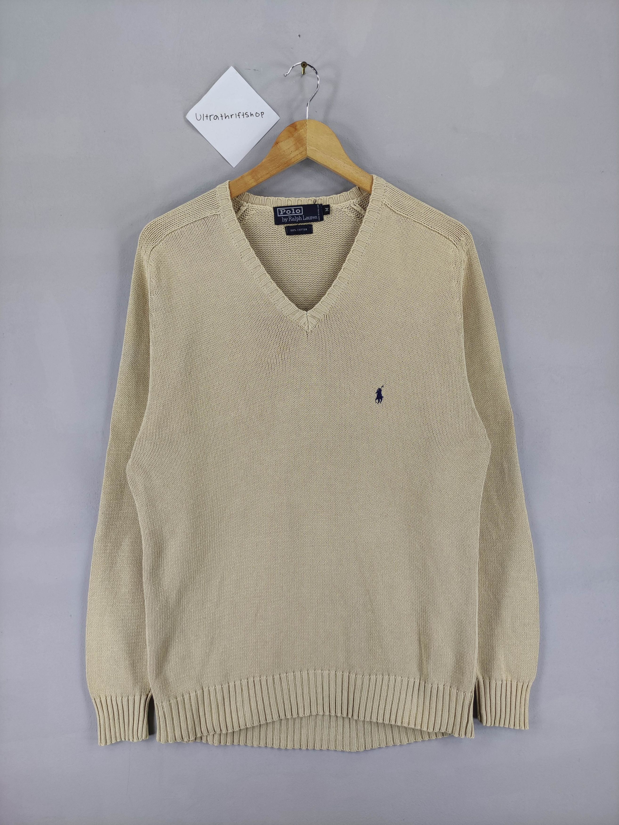 Aran Isles Knitwear Vintage Polo Ralph Lauren Knit Sweater Cotton Jumper Size US M / EU 48-50 / 2 - 1 Thumbnail