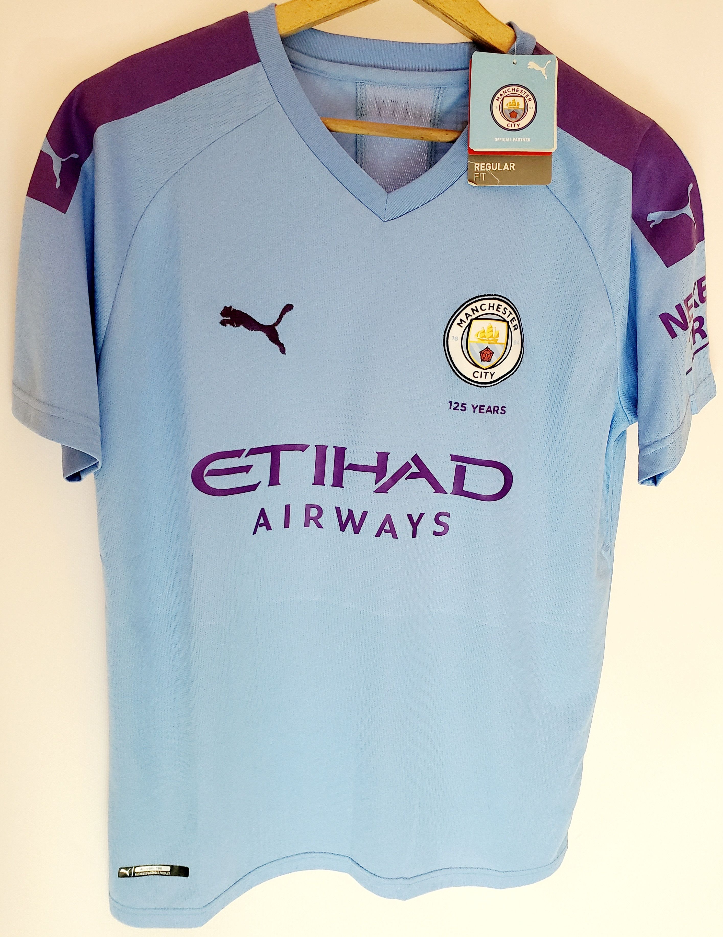 Puma Manchester City Home 19/20 puma soccer jersey size S Size US S / EU 44-46 / 1 - 1 Thumbnail