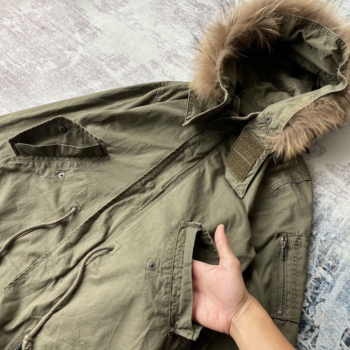 If Six Was Nine × Le Grande Bleu (L.G.B.) × Takeo Kikuchi Takeo Kikuchi Raccoon Fur Parka Jacket Size US M / EU 48-50 / 2 - 4 Thumbnail