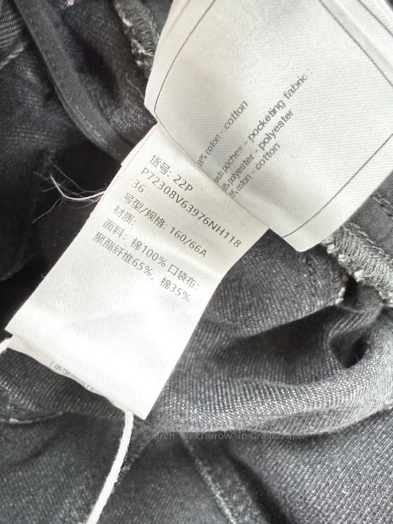Chanel Chanel Letter graffiti denim wide-leg pants Size 24" / US 00 / IT 34 - 7 Thumbnail
