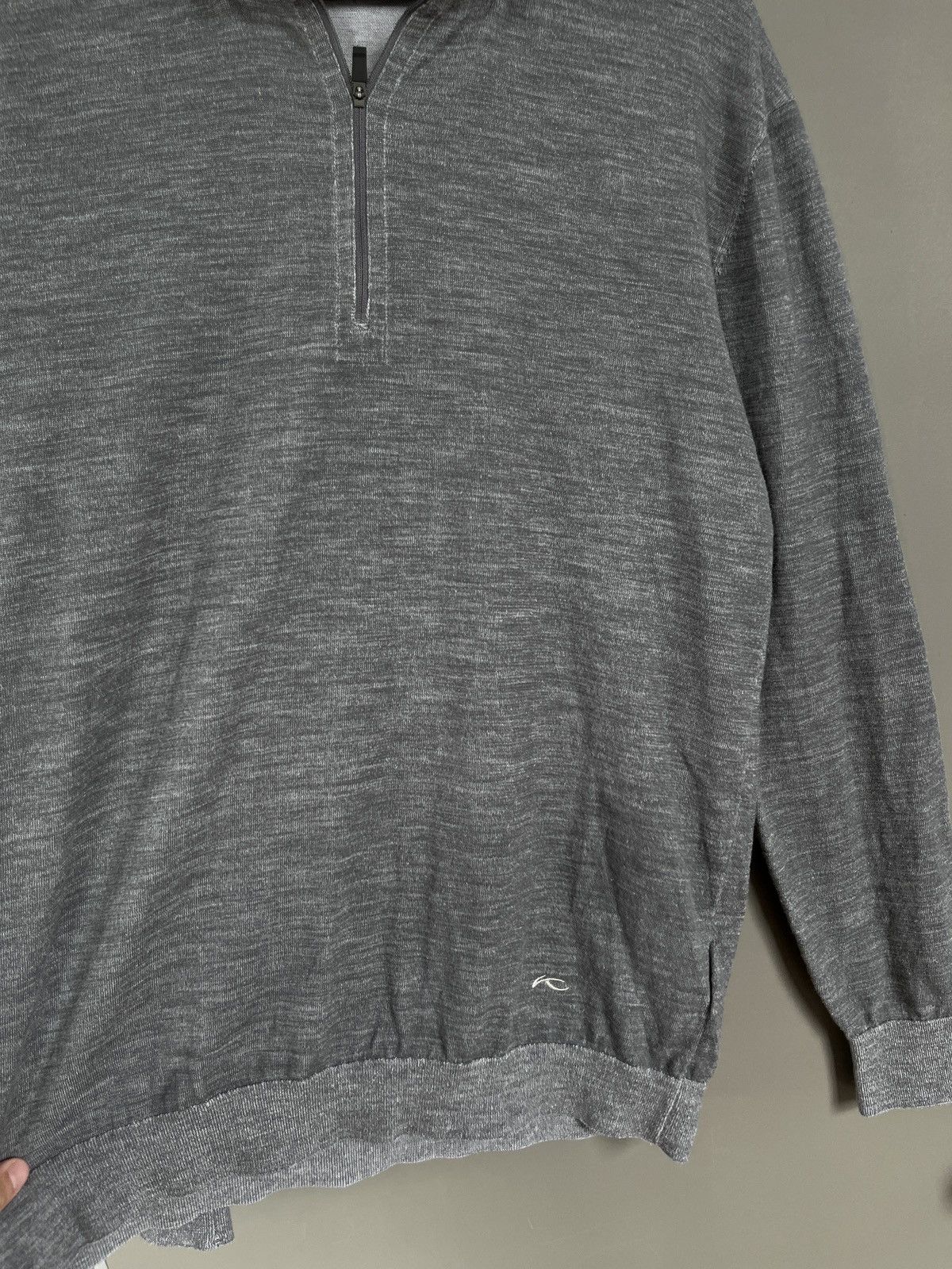 KJUS Kjus Melange Gray Wool Half-Zip Thermo Sweater Size US XL / EU 56 / 4 - 6 Thumbnail
