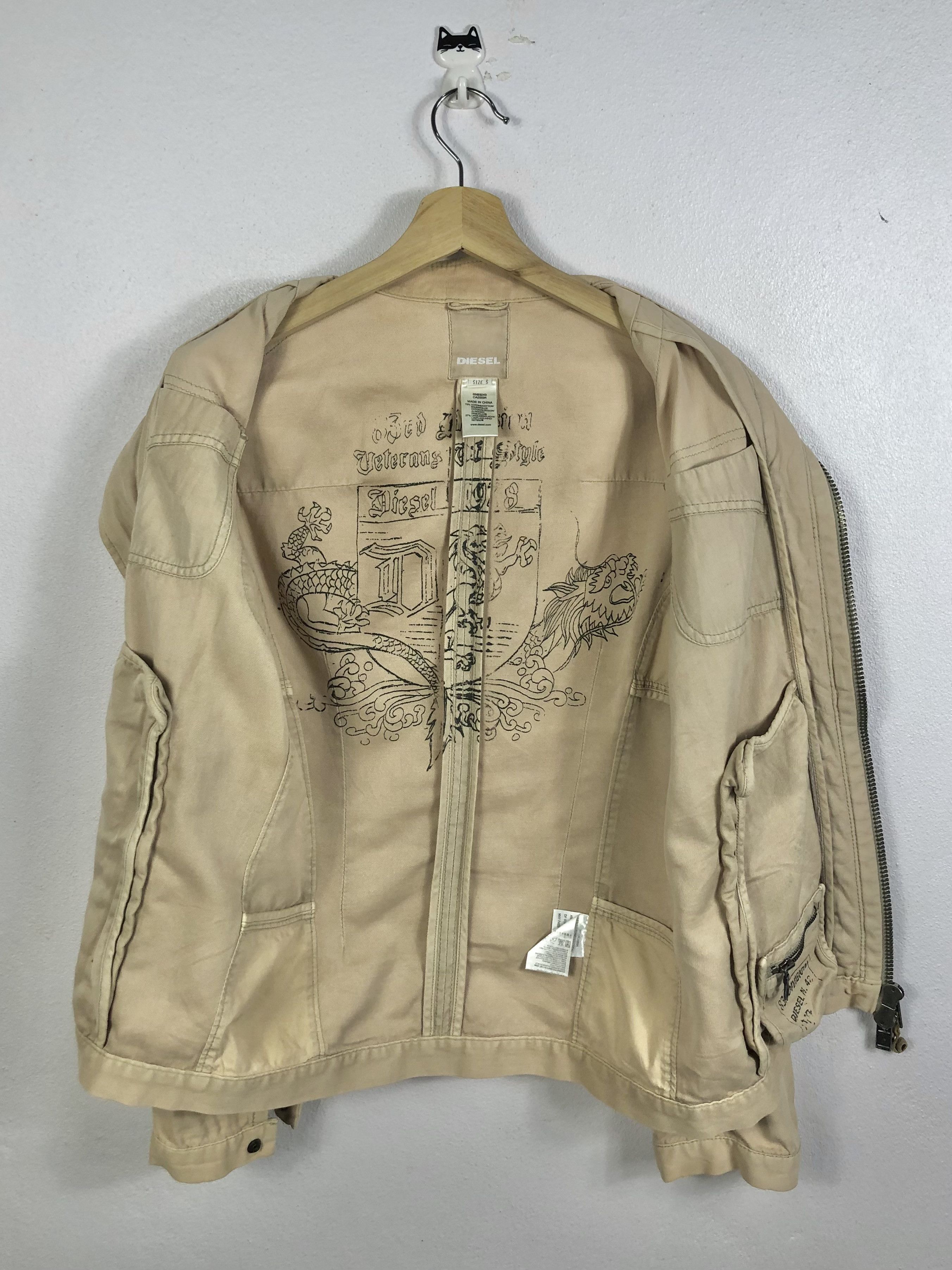 Diesel Rare Diesel Zipper Jacket Size US S / EU 44-46 / 1 - 10 Thumbnail