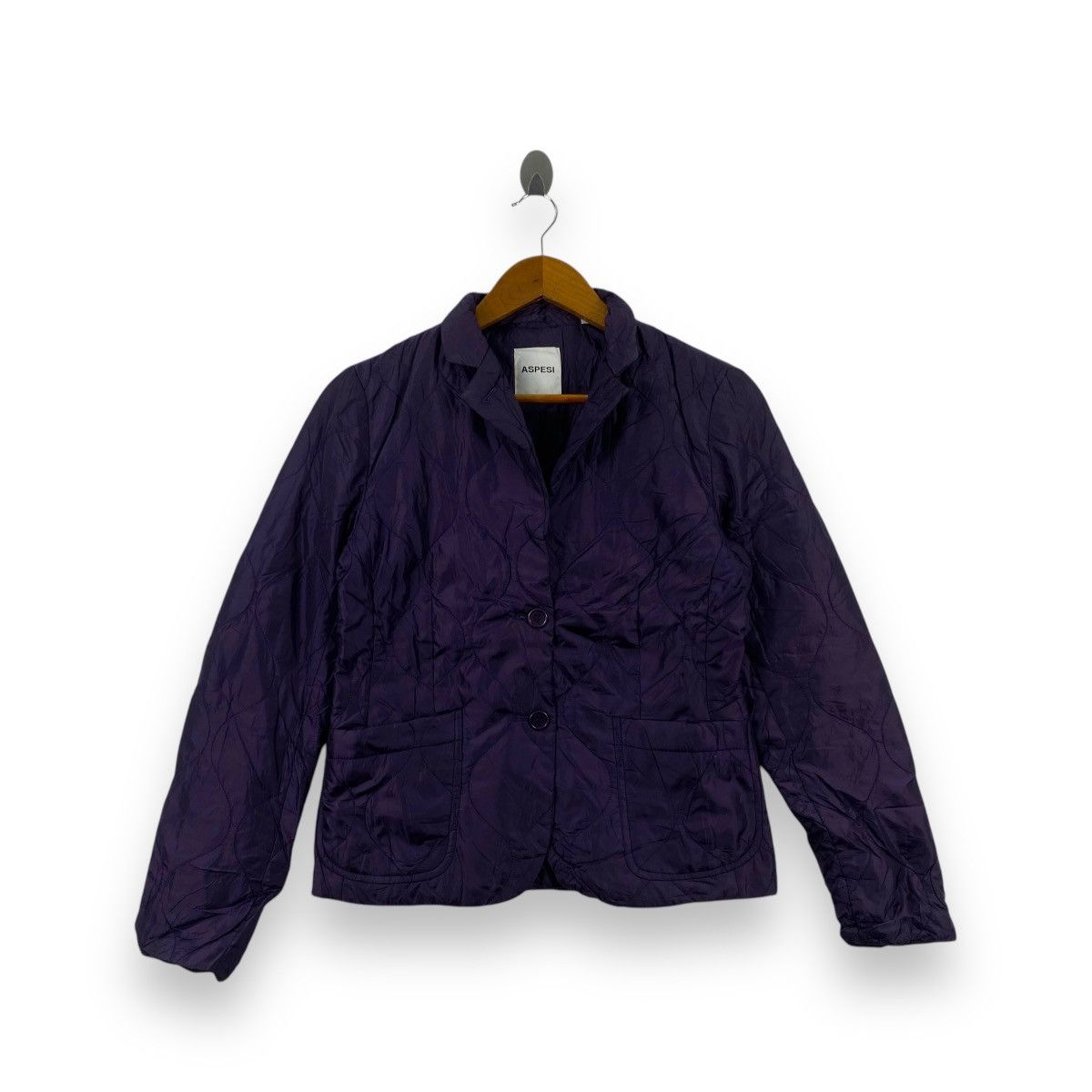 Aspesi Vintage ASPESI ITALY Quilted Blazer Jacket Model 8N45 Size S / US 4 / IT 40 - 1 Thumbnail