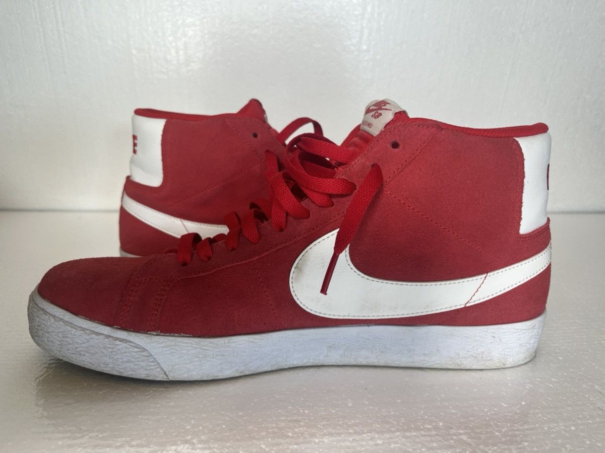 Nike SB Nike SB Blazer Mid Sz 14 Red Gently Used Size US 14 / EU 47 - 3 Thumbnail