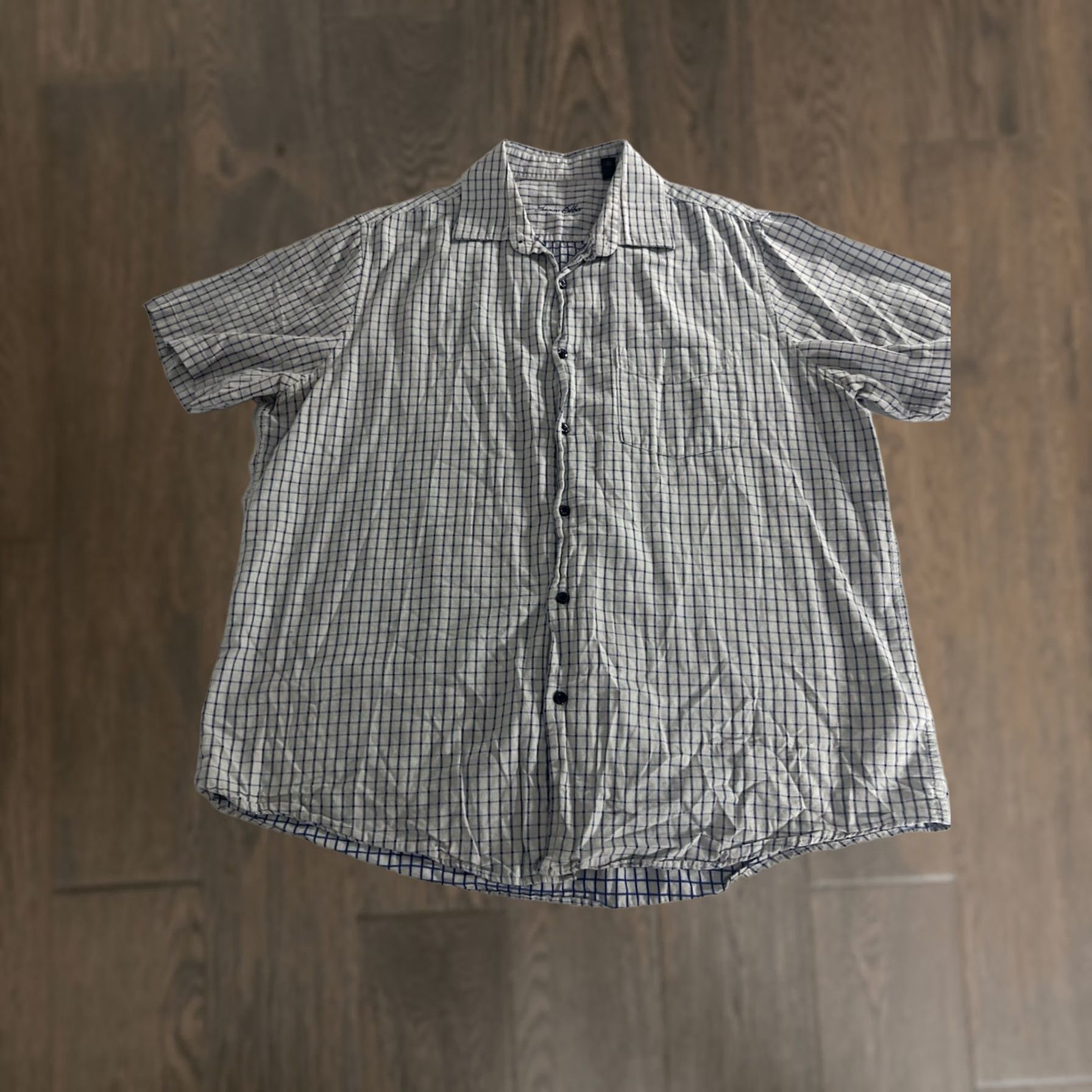 Tasso Elba Tasso Elba Shirt Men XL Short Sleeve Multicolor Button-Up Regular Fit Size US XL / EU 56 / 4 - 1 Thumbnail