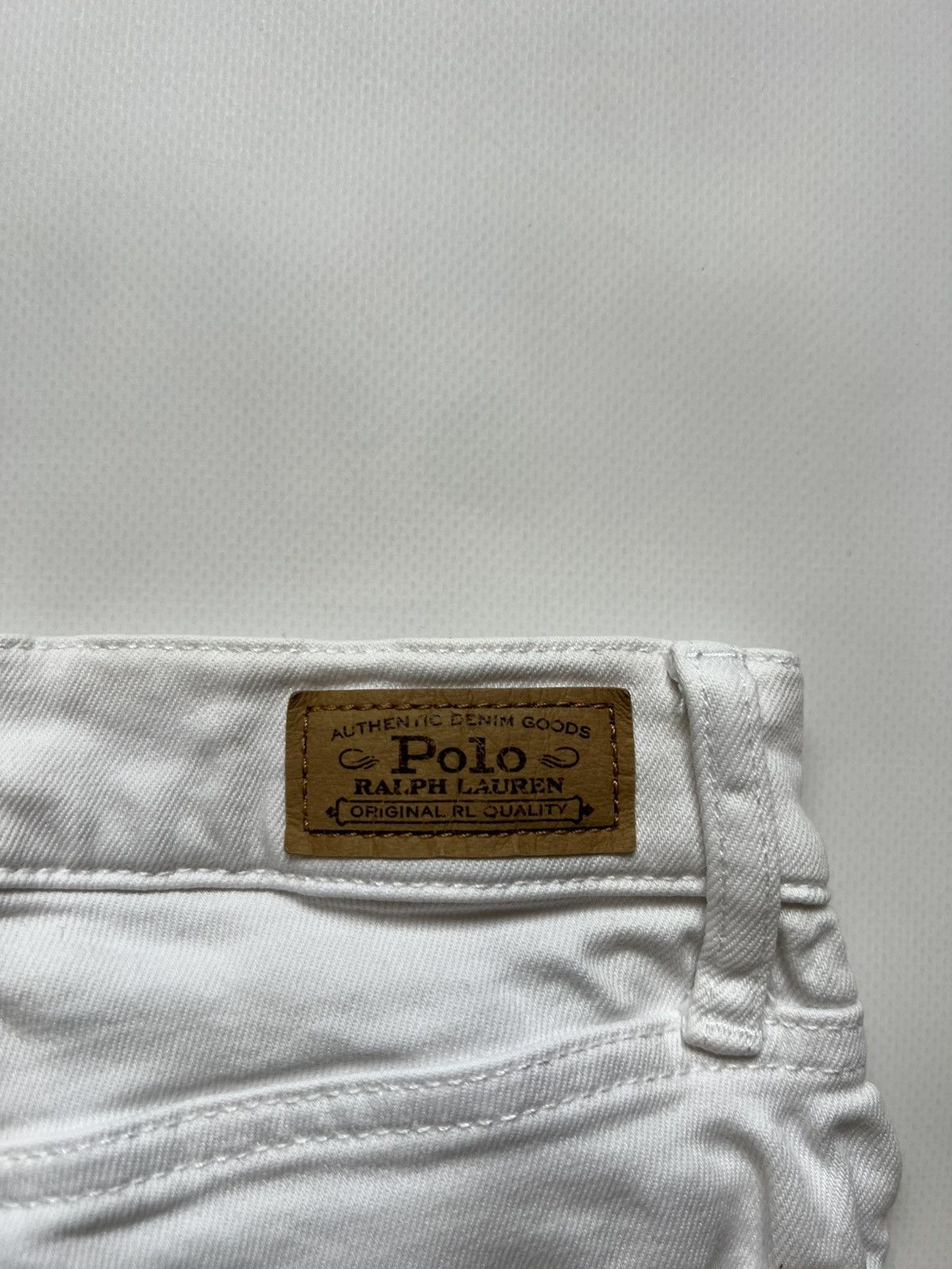 Polo Ralph Lauren Polo Ralph Lauren White Floral Pants Denim Basic Slim Size 30" / US 8 / IT 44 - 9 Thumbnail