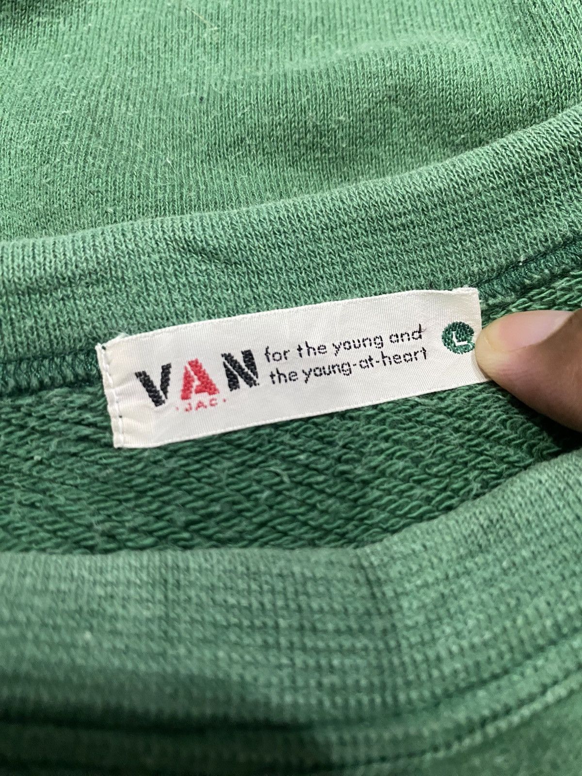 If Six Was Nine × Japanese Brand × Vintage Vintage VAN JAC College League Crewneck Size US L / EU 52-54 / 3 - 13 Thumbnail