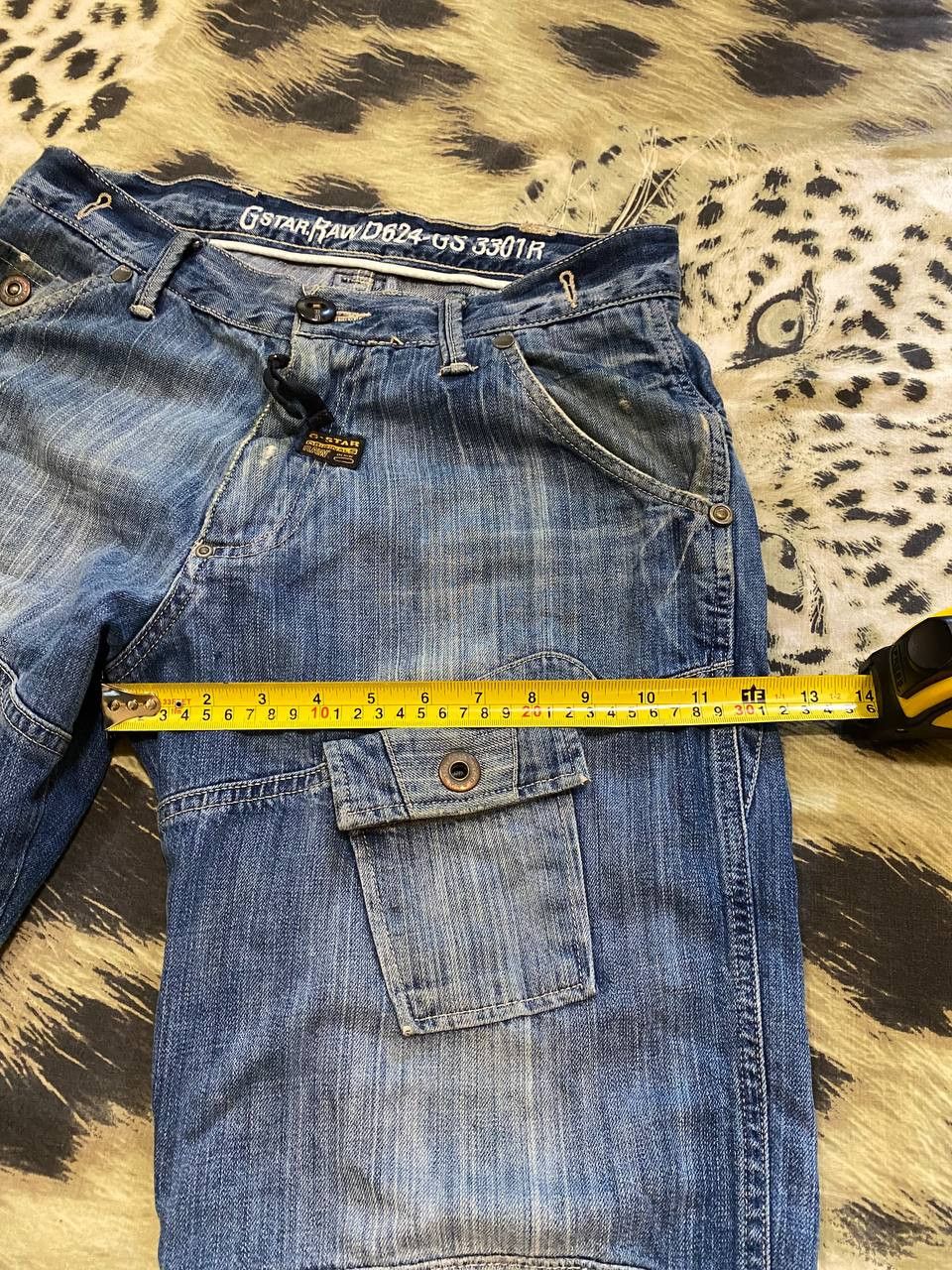 G-Star G-Star Raw logo Distressed Washed Denim Jeans Size US 32 / EU 48 - 14 Thumbnail