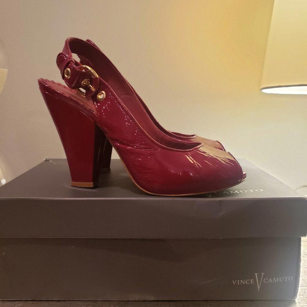 Designer Vince Camuto VC-Ruffe Slingback Size US 8.5 / IT 38.5 - 1 Thumbnail
