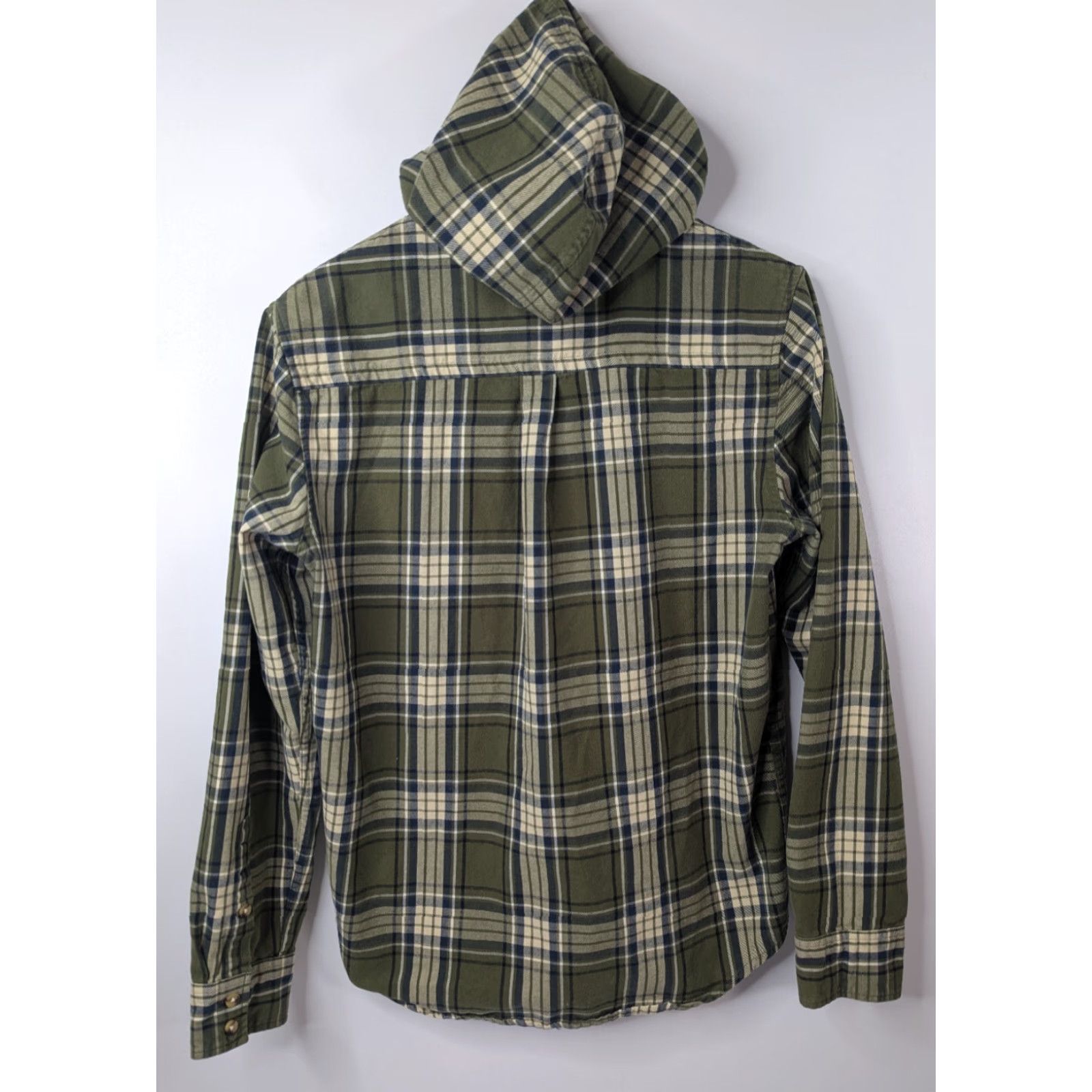 Burton Burton Shirt Plaid Green Hooded Flannel Long Sleeve Men S Outdoors Casual Button-Up Size US S / EU 44-46 / 1 - 4 Thumbnail