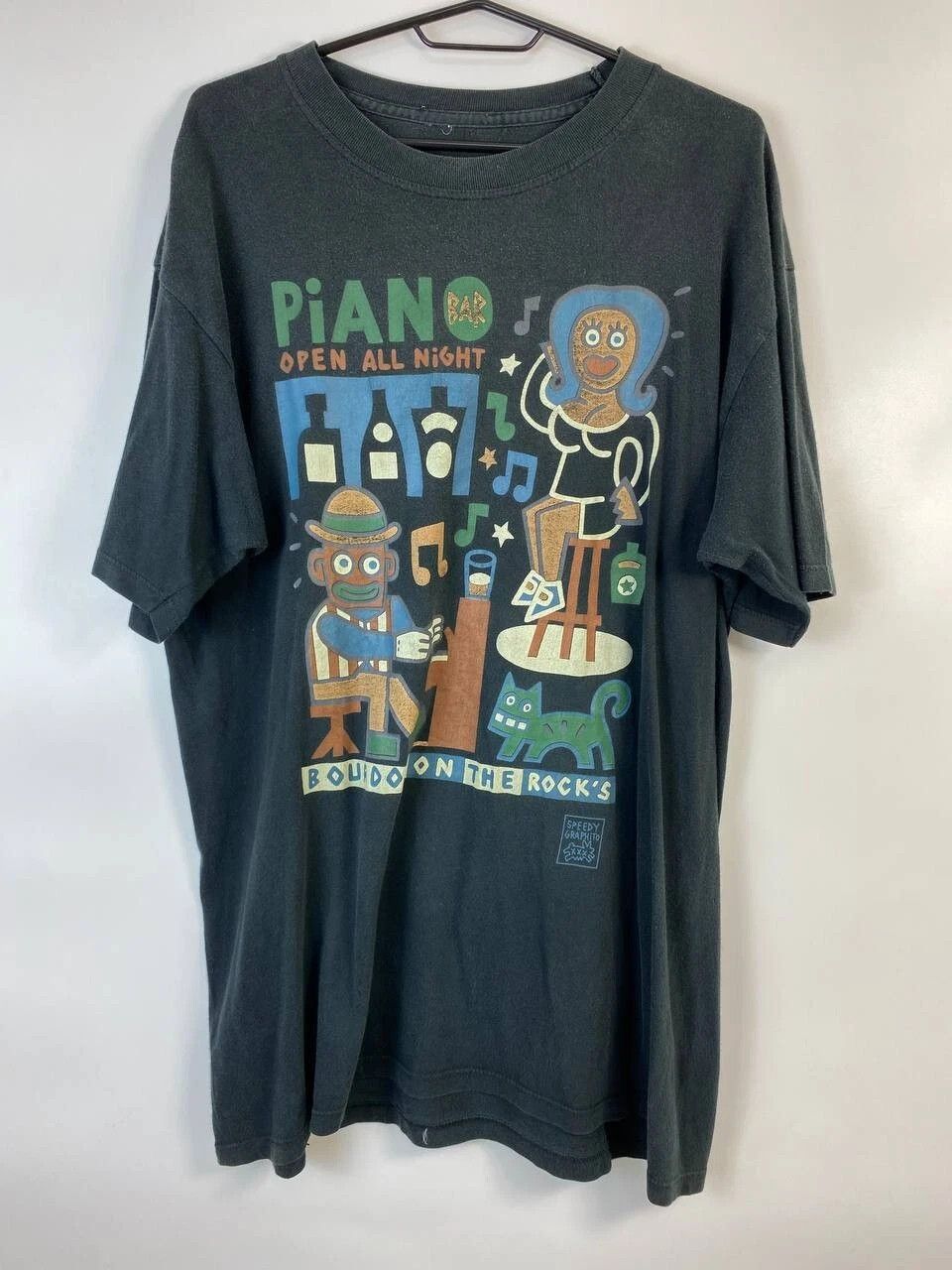 Other piano open all night vintage t-shirt Size L Size US L / EU 52-54 / 3 - 1 Thumbnail