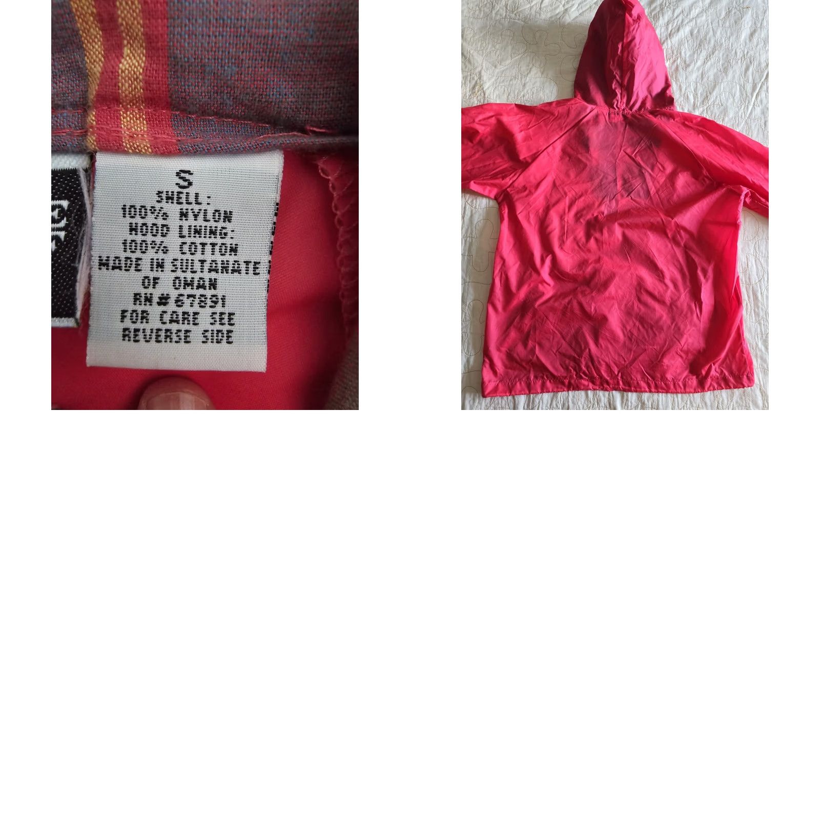 Pinko VINTAGE 80s 90s Pink Windbreaker Active Wear S/M Womens Small Medium Plaid Lining Nylon Cotton Outdoors Running Hiking Nature Girl Size S / US 4 / IT 40 - 8 Thumbnail