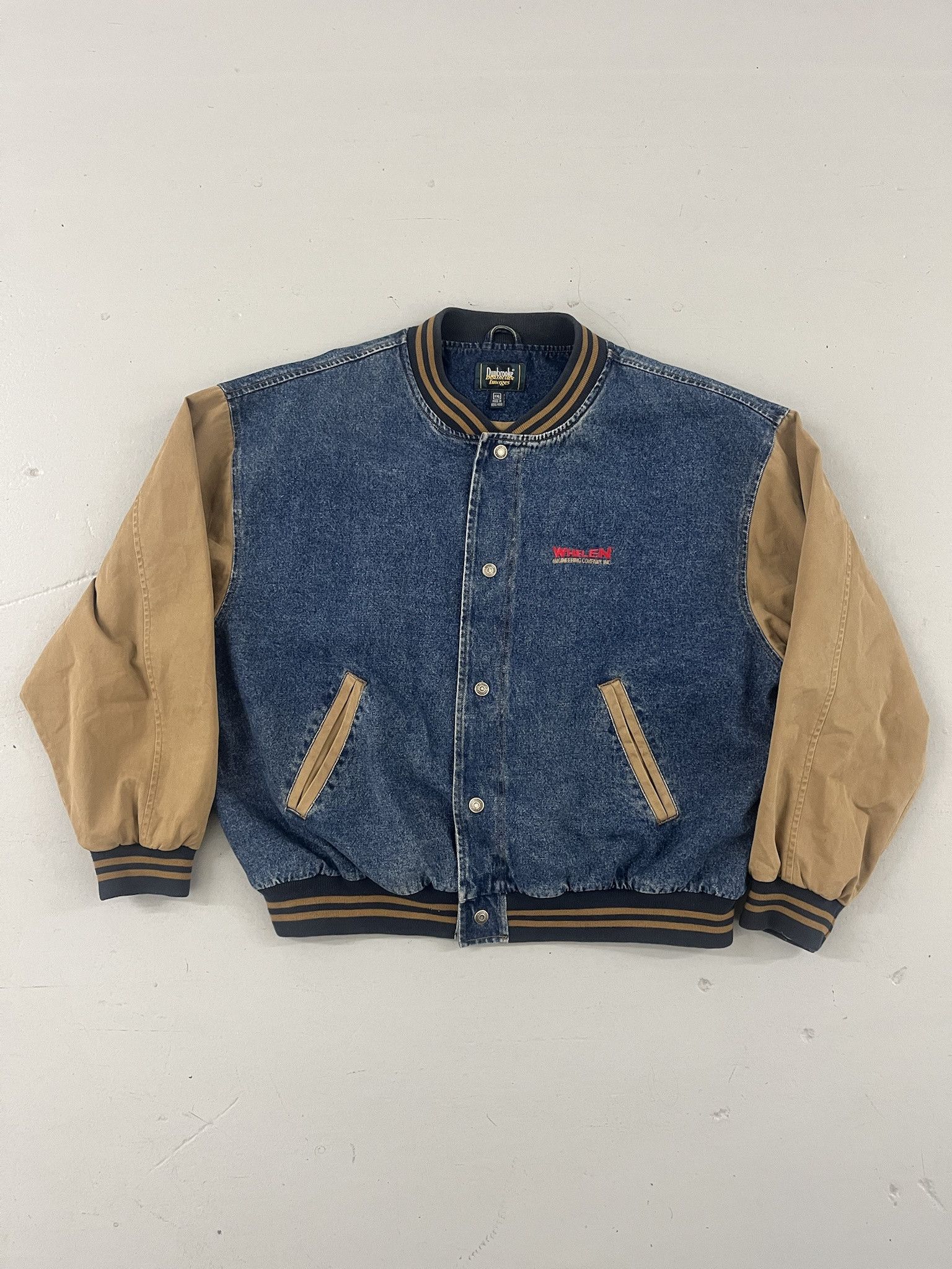 Leather Vintage 2000s Whelen Engineering Denim jacket Size XXL Size US XXL / EU 58 / 5 - 1 Thumbnail