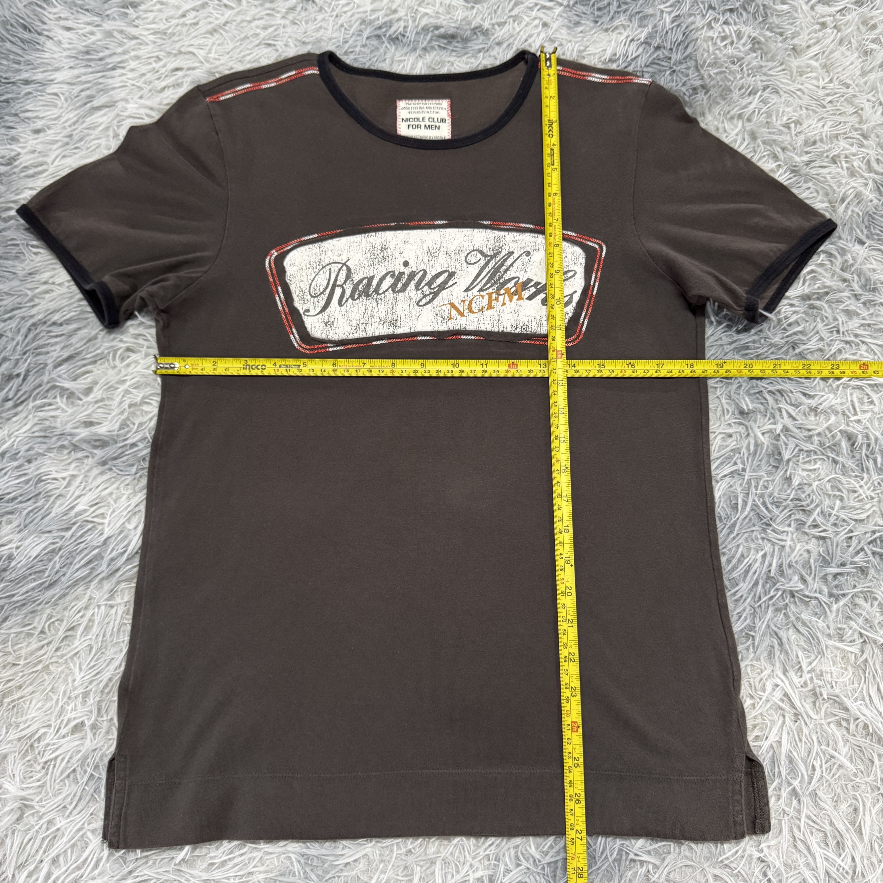 Nicole Club Rare Vintage Nicole Club Racing Works NCFM Sunfaded Tshirt Size US S / EU 44-46 / 1 - 5 Thumbnail