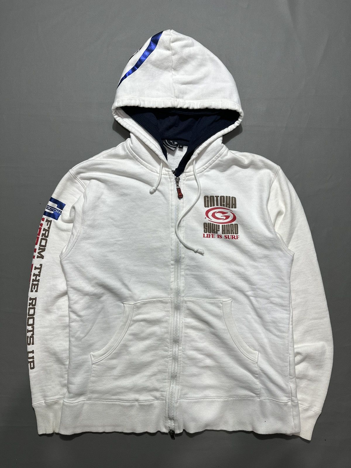 Beauty Beast GOTCHA DOUBLE LAYER THERMAL ZIP DOUBLE HOODIE SURFSTYLE POEM Size US M / EU 48-50 / 2 - 5 Thumbnail