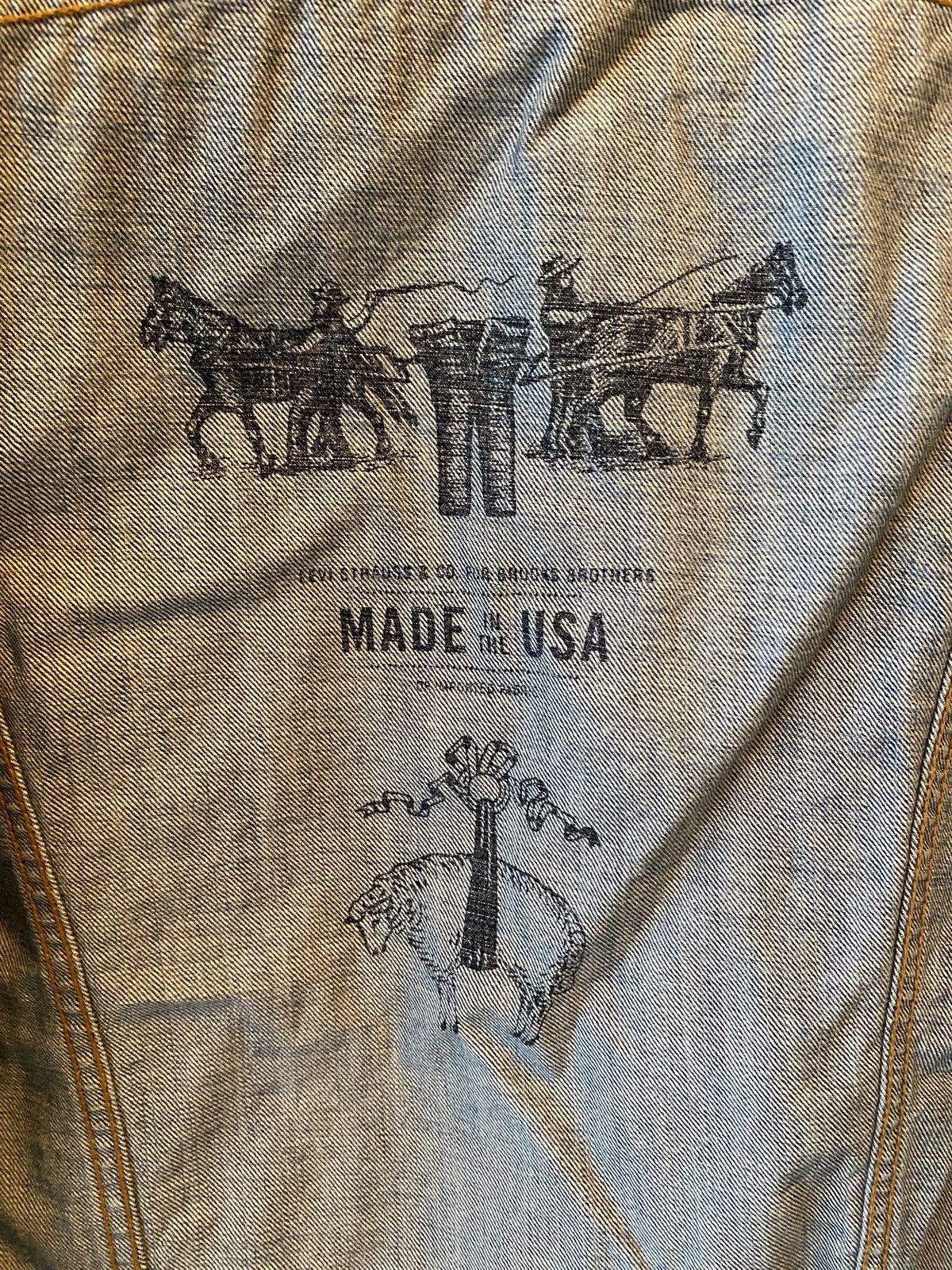 Levi's Levis x Brooks Brothers Denim Jacket Size US XL / EU 56 / 4 - 5 Thumbnail
