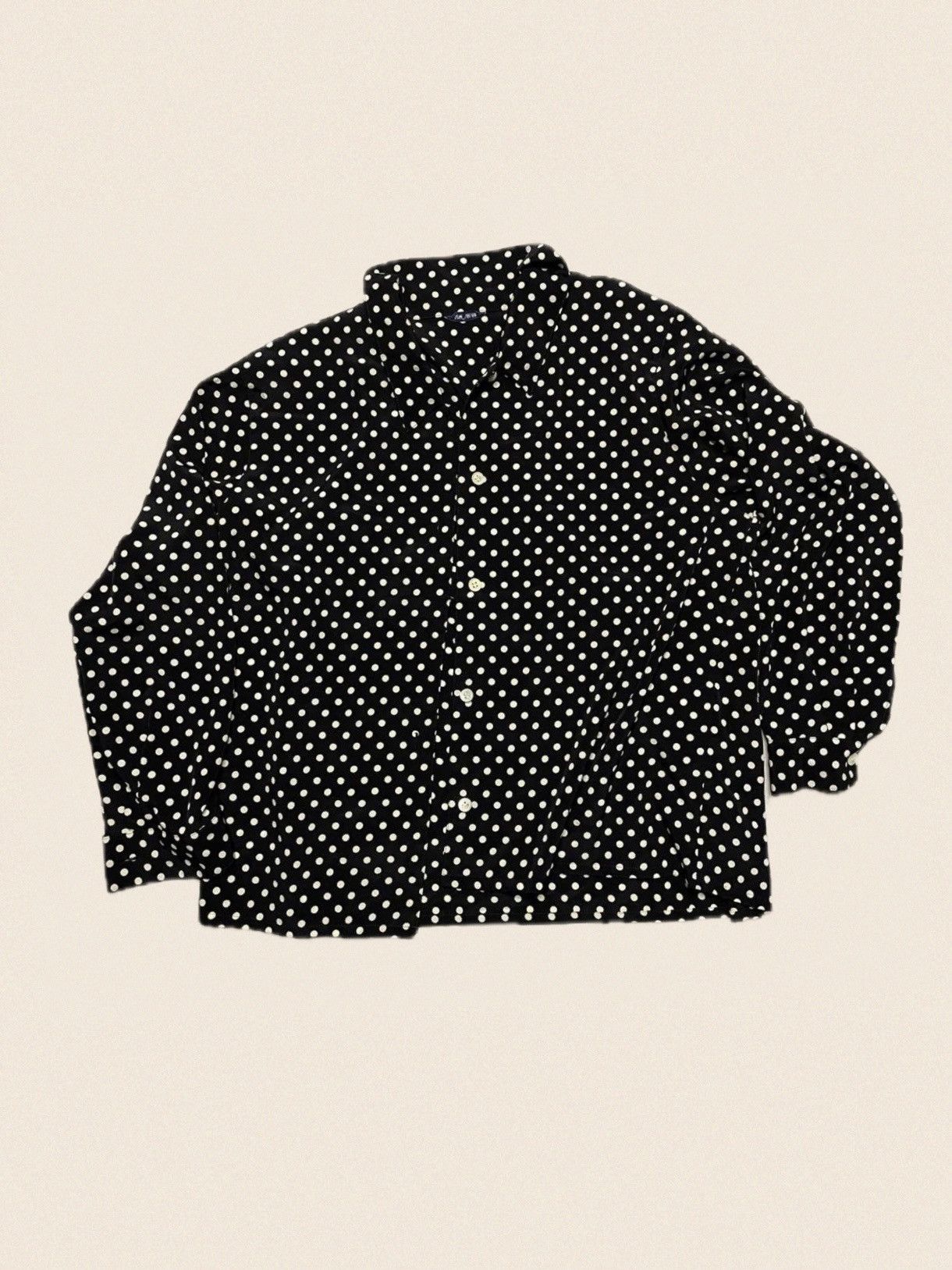 Japanese Brand × Vintage Hiko House Vintage Japan Polka Dot Blouse – Black / White Size S / US 4 / IT 40 - 1 Thumbnail
