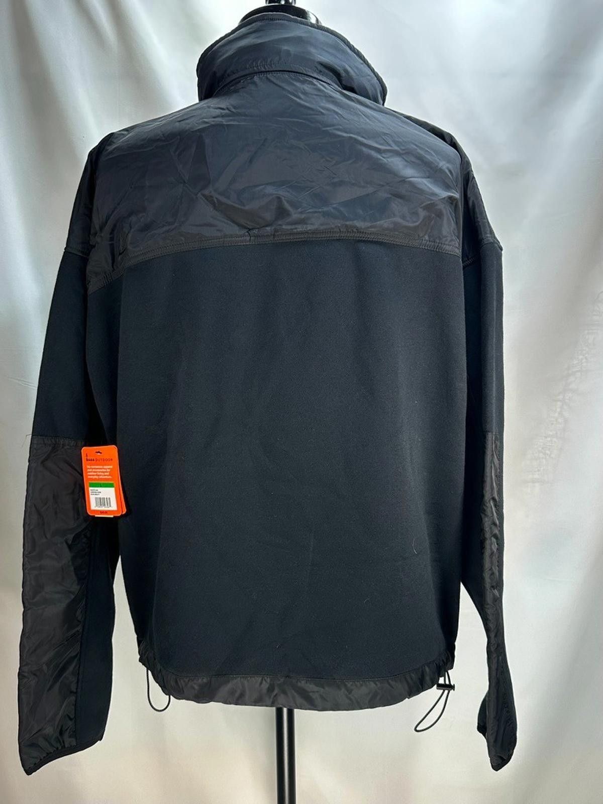 Bass Bass Hoodie Reinforced Elbows Zip Pockets Black Men's L Size US L / EU 52-54 / 3 - 3 Thumbnail