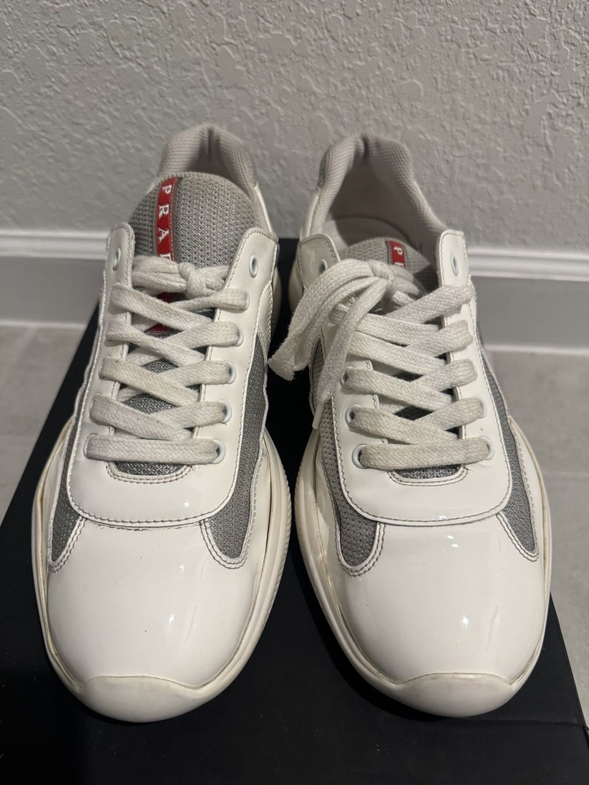 Prada PRADA America Cup White Sneaker Size US 10 / EU 43 - 10 Thumbnail