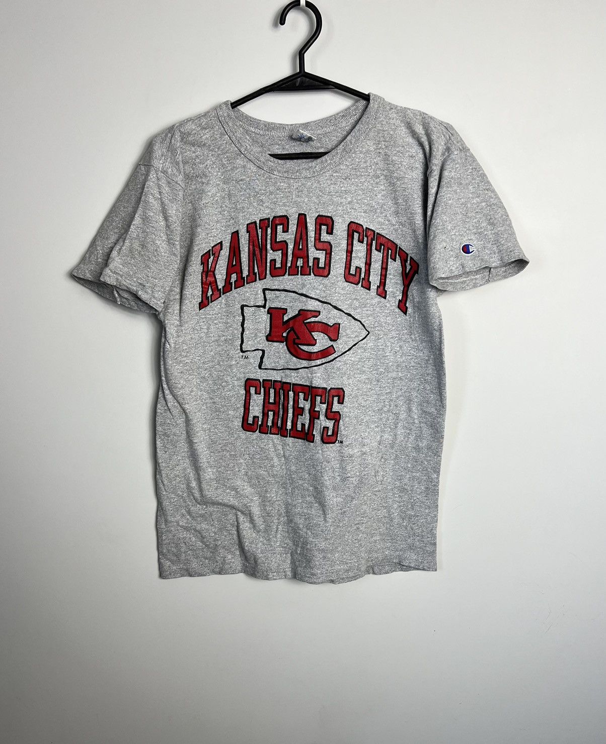 Champion × Vintage Tshirt Champion NFL Kansas Chiefs vintage 90’s Size US M / EU 48-50 / 2 - 1 Thumbnail