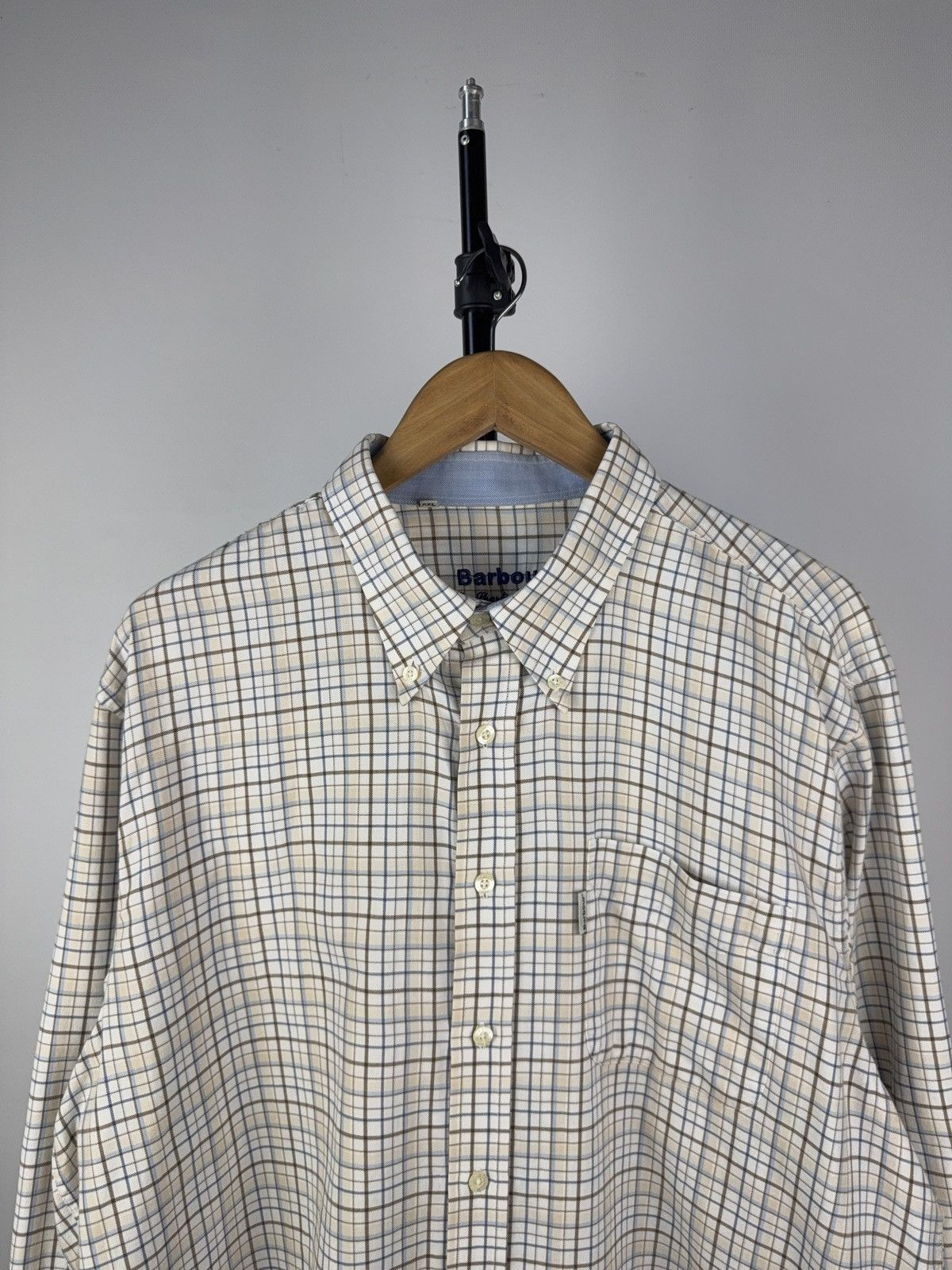 Barbour Luxury 00s Barbour Vintage Check Shirt The Sporting Shirt Size US XXL / EU 58 / 5 - 2 Thumbnail