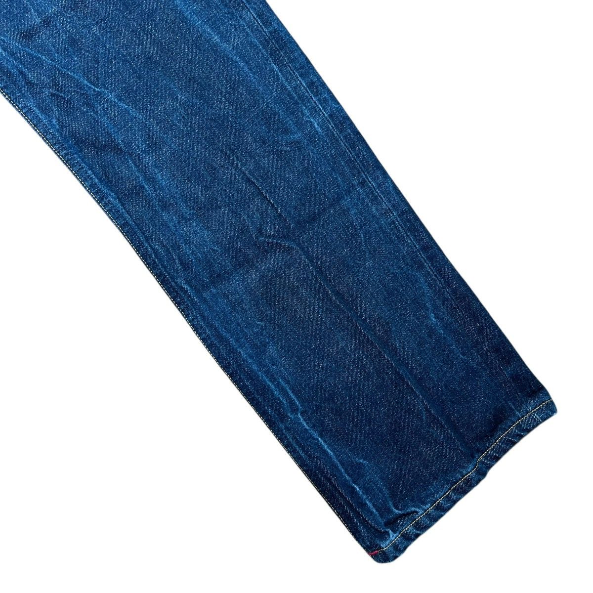 Gustin Gustin Jeans Men Blue Selvedge Straight Fit USA Denim Pants Size US 31 - 7 Thumbnail