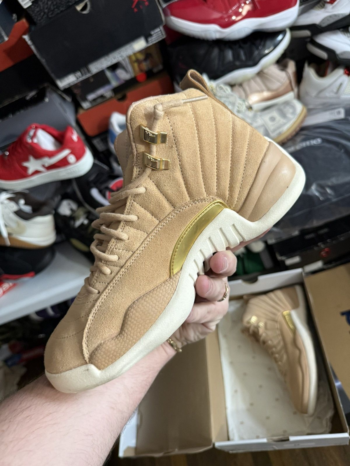 Jordan Brand Jordan retro 12 vanchetta tan sz 8 Size US 8 / EU 41 - 3 Thumbnail