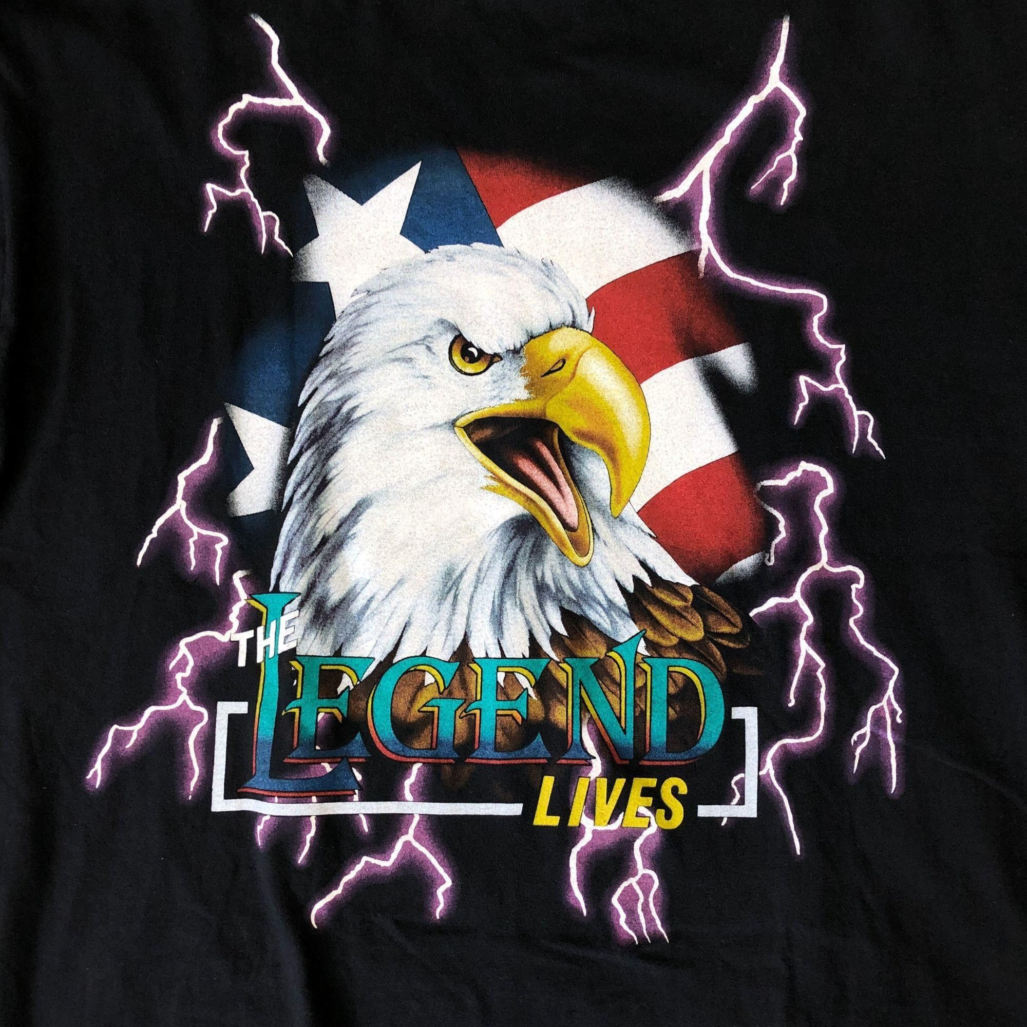 Other Thunder Sportswear The Legend Lives Thunder Black T-Shirt Size US XXL / EU 58 / 5 - 2 Thumbnail